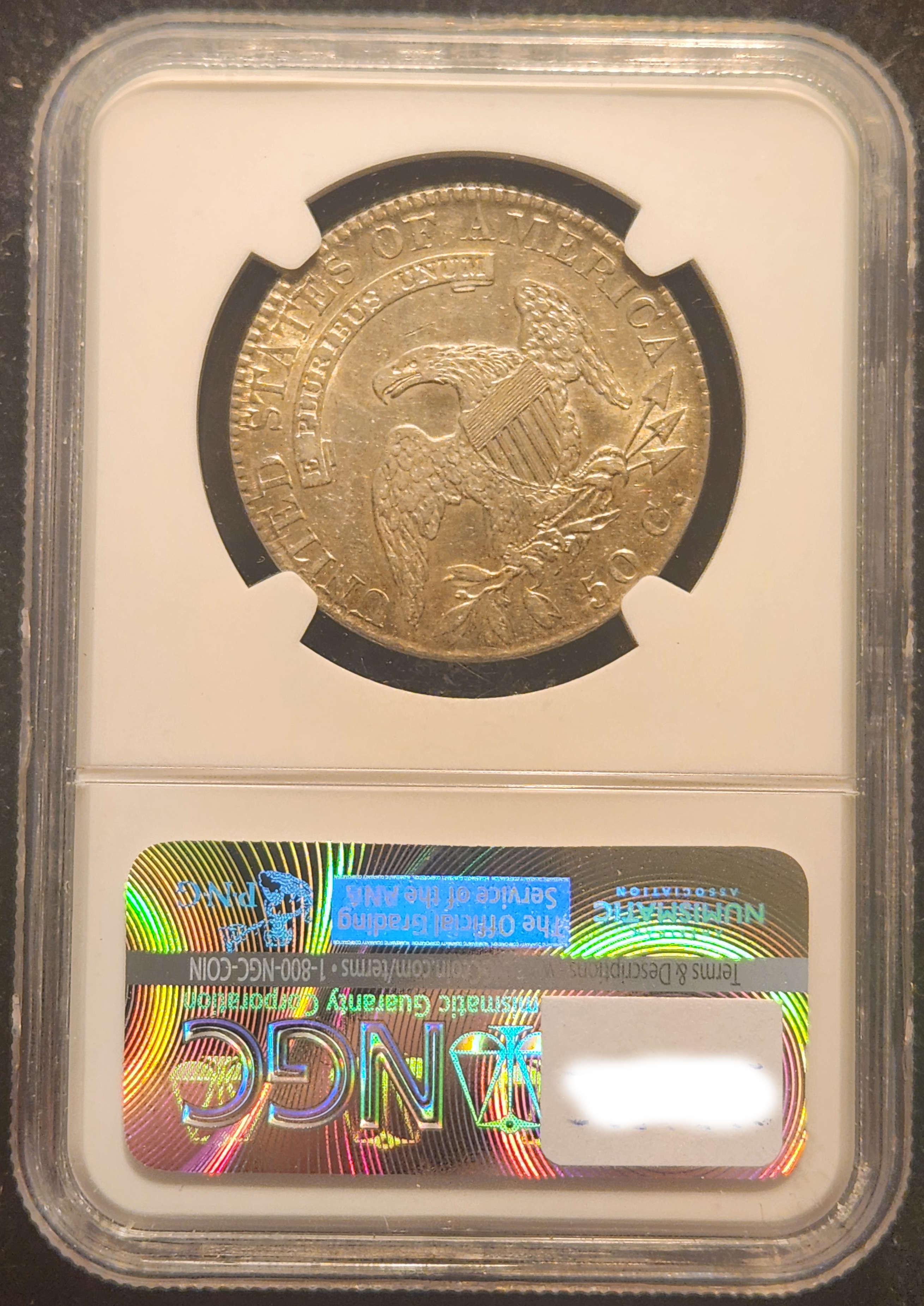 1820 Capped Bust (Lettered Edge) Half Dollar