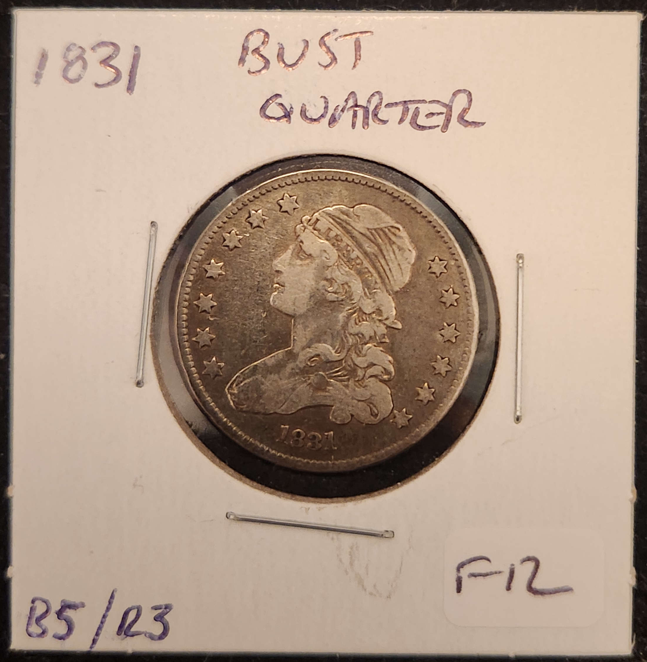 1831 Capped Bust Quarter