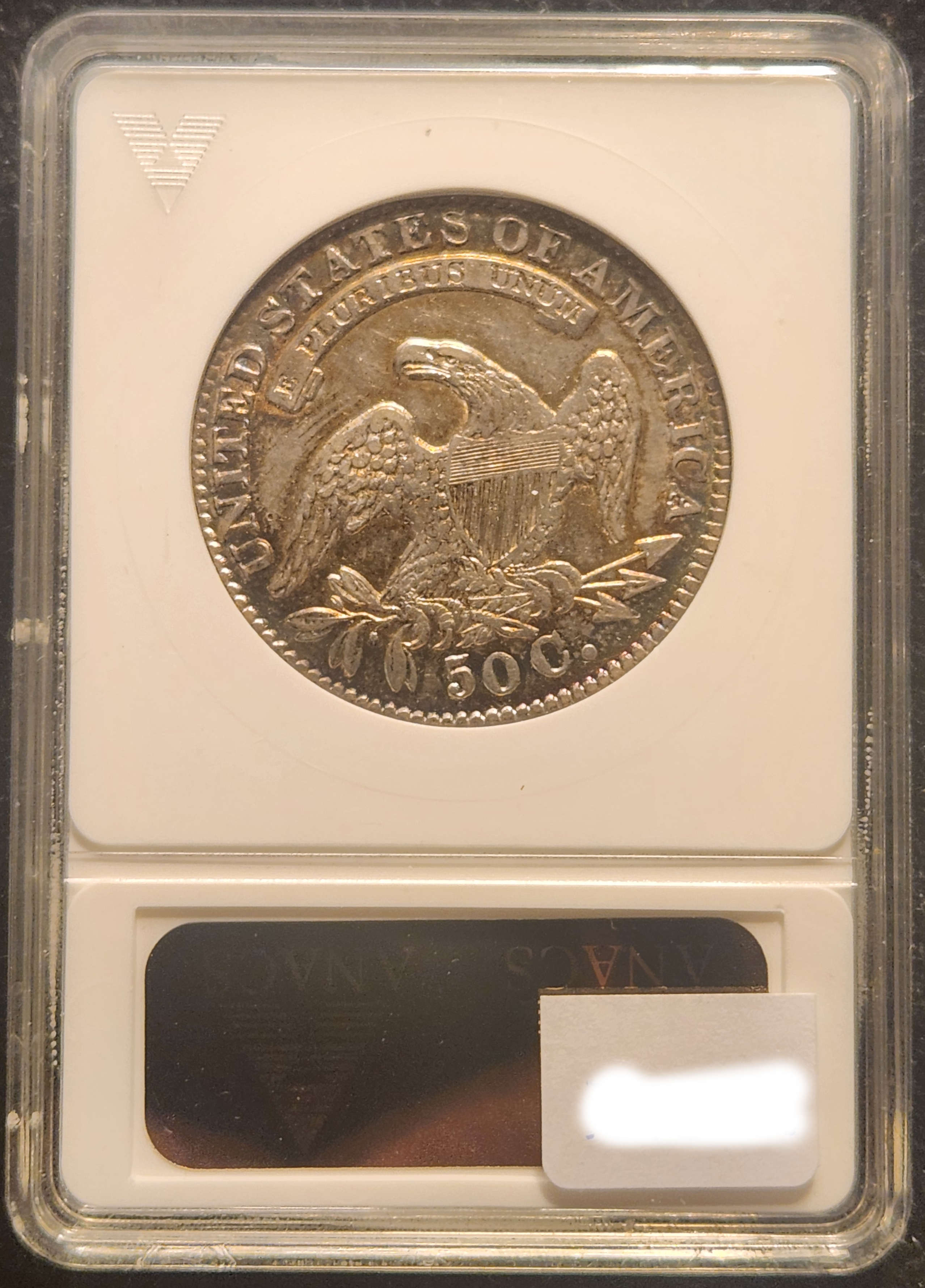 1833 Capped Bust (Lettered Edge) Half Dollar