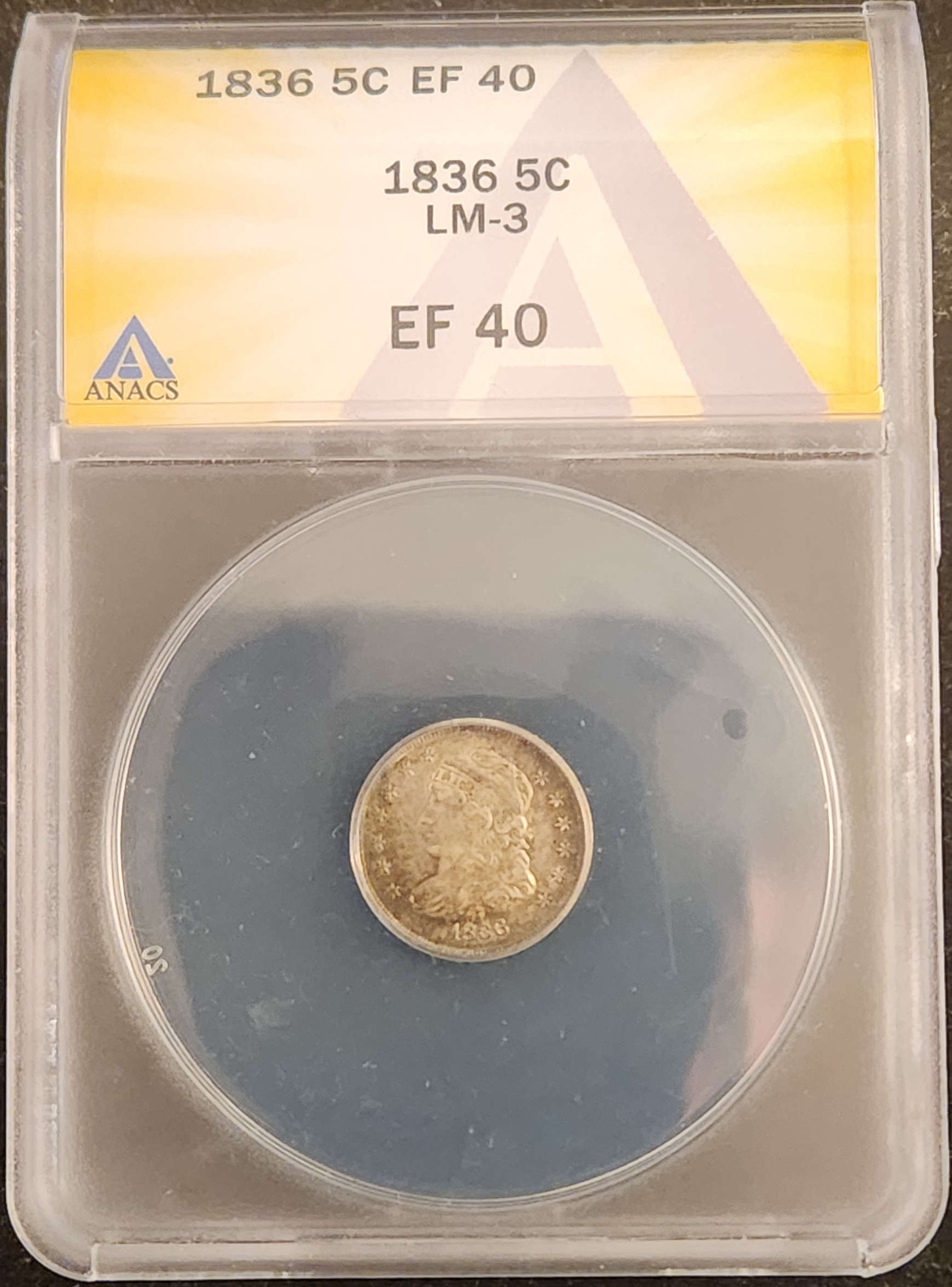 1836 Capped Bust Half Dime