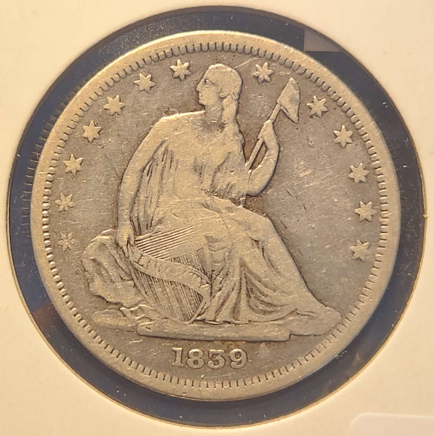 1839 Seated Liberty Half Dollar