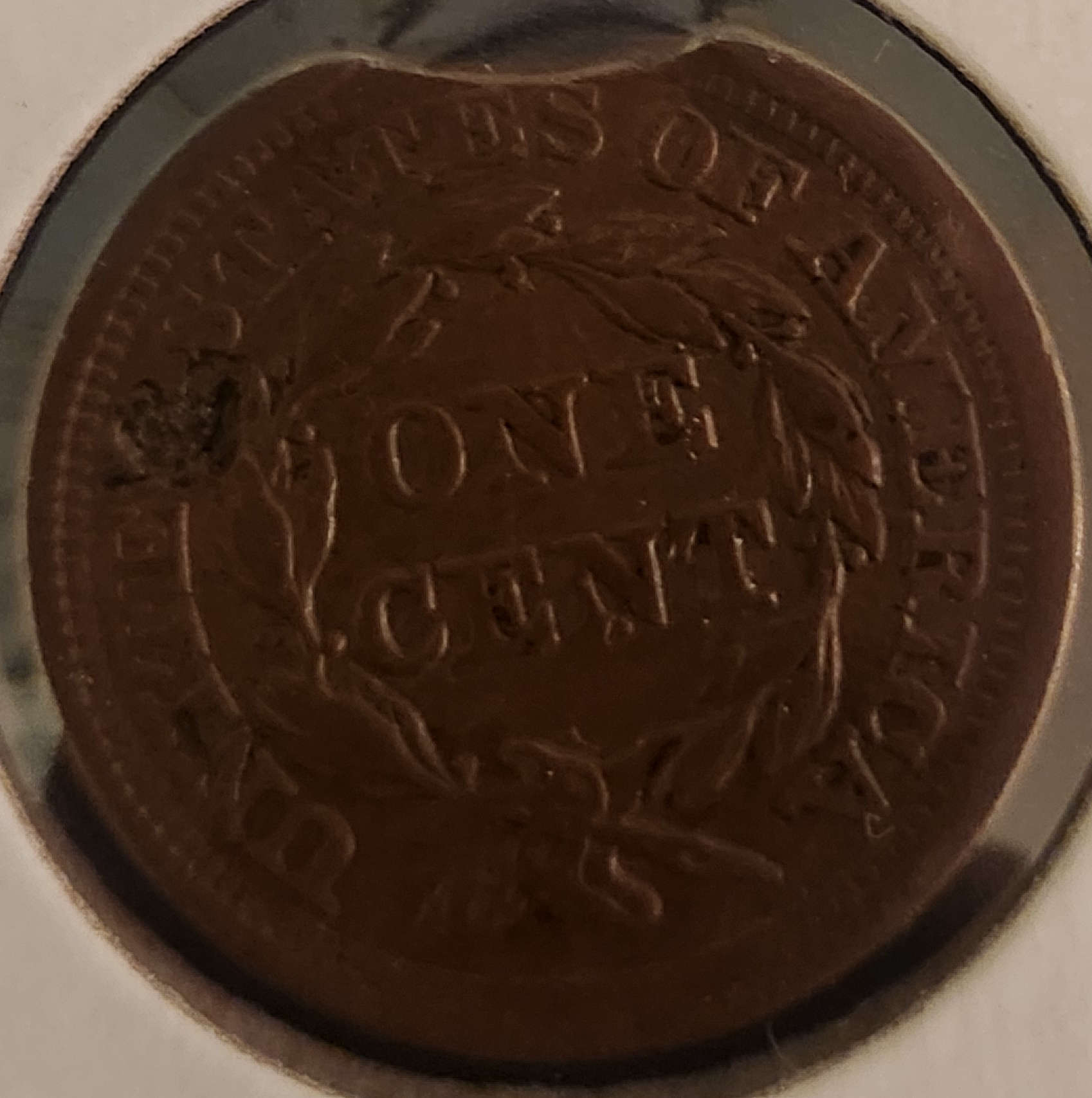 1856 Braided Hair Large Cent