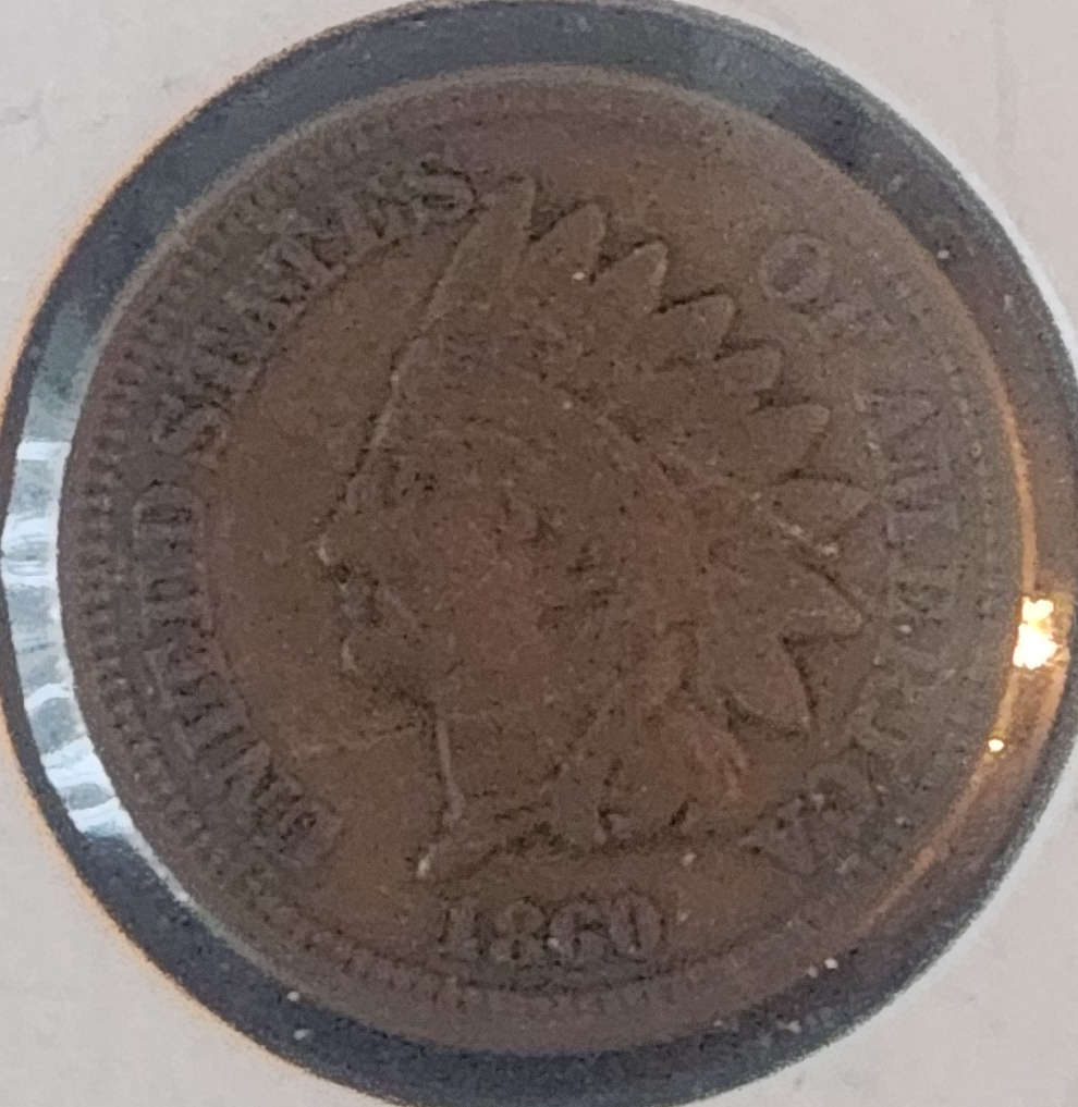 1860 Indian Head Cent