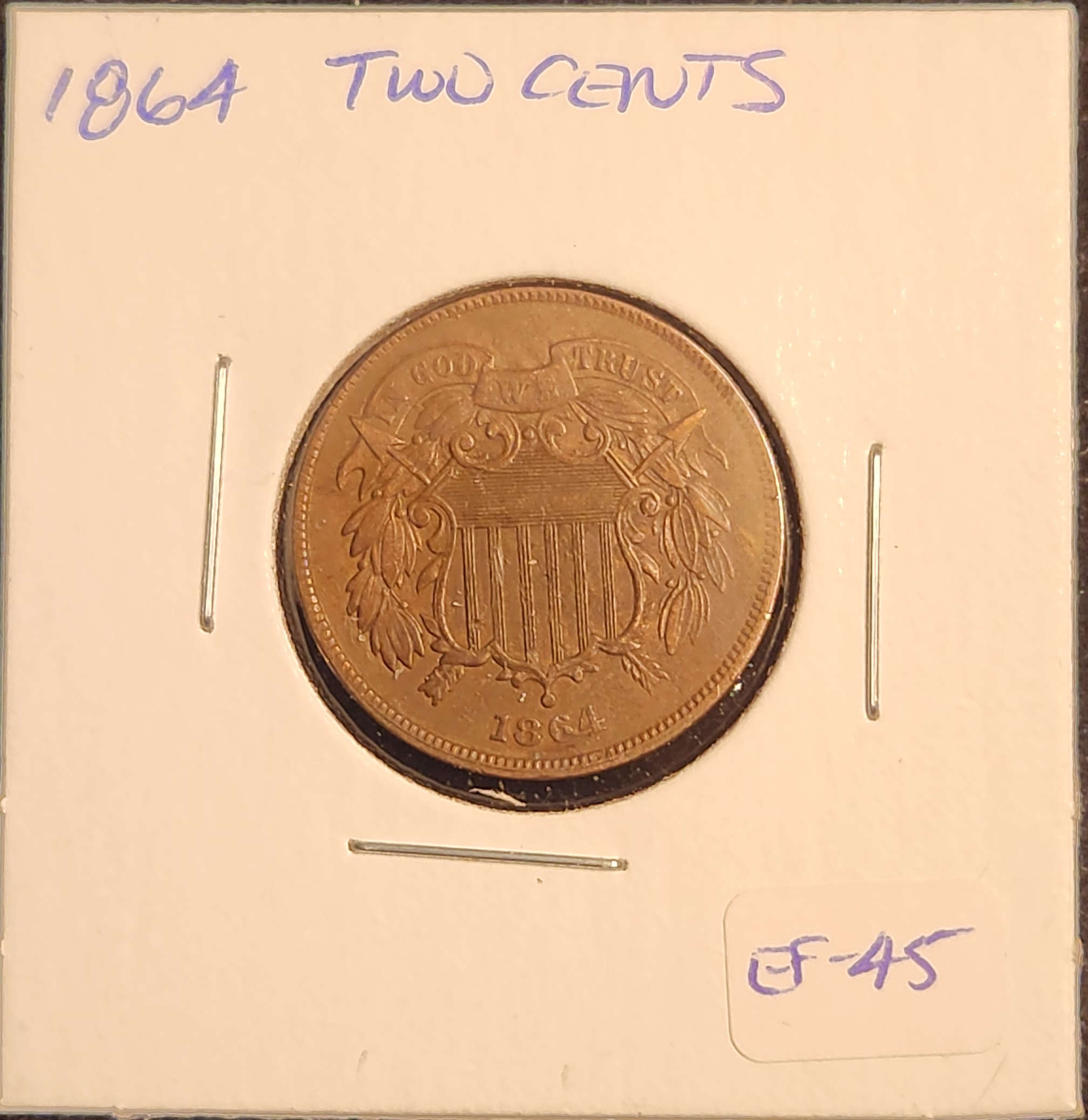 1864 Two Cent Piece