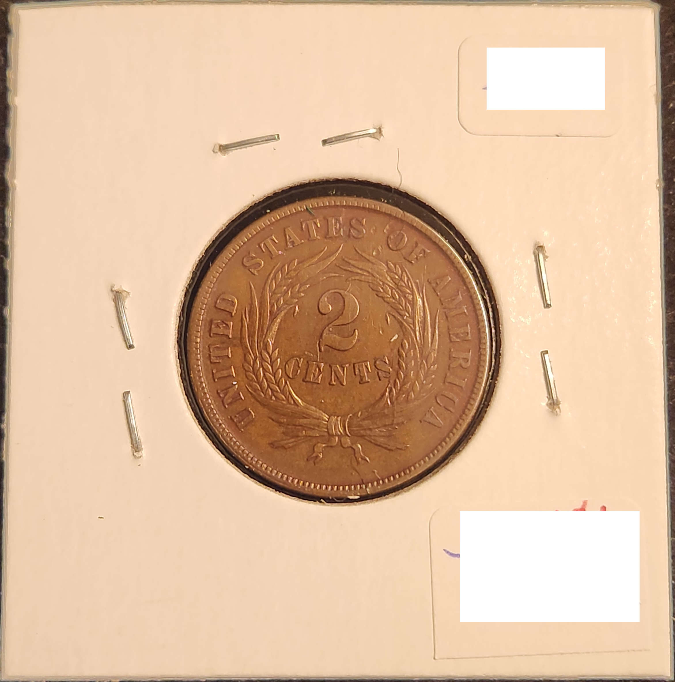 1866 Two Cent Piece