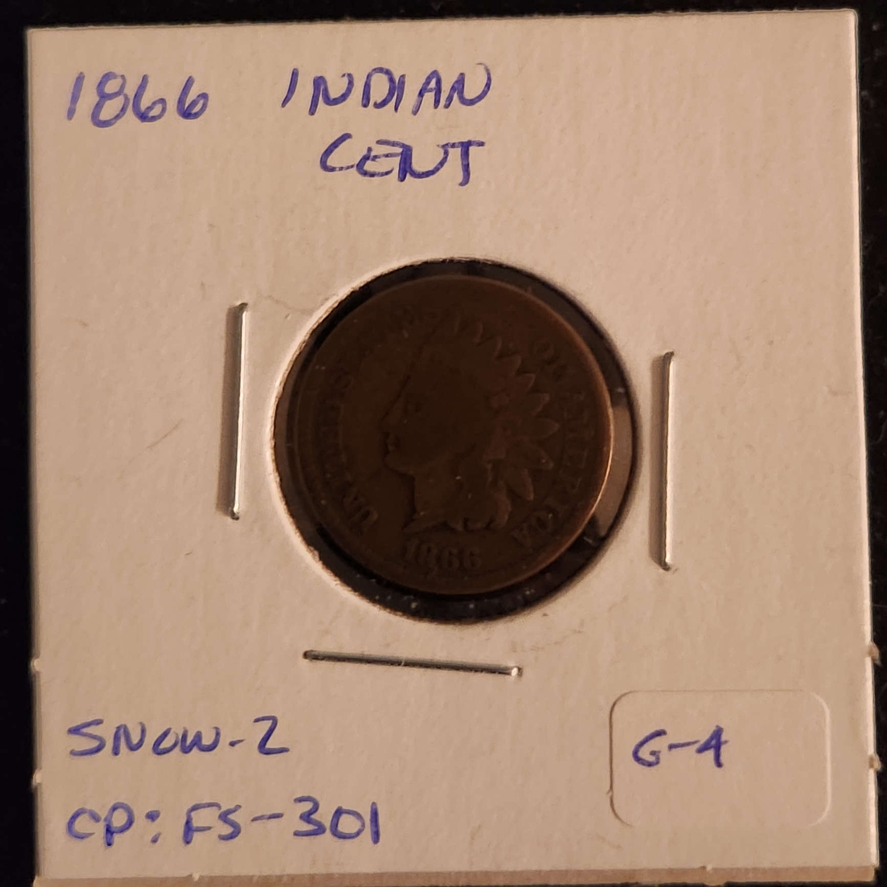 1866 Indian Head Cent