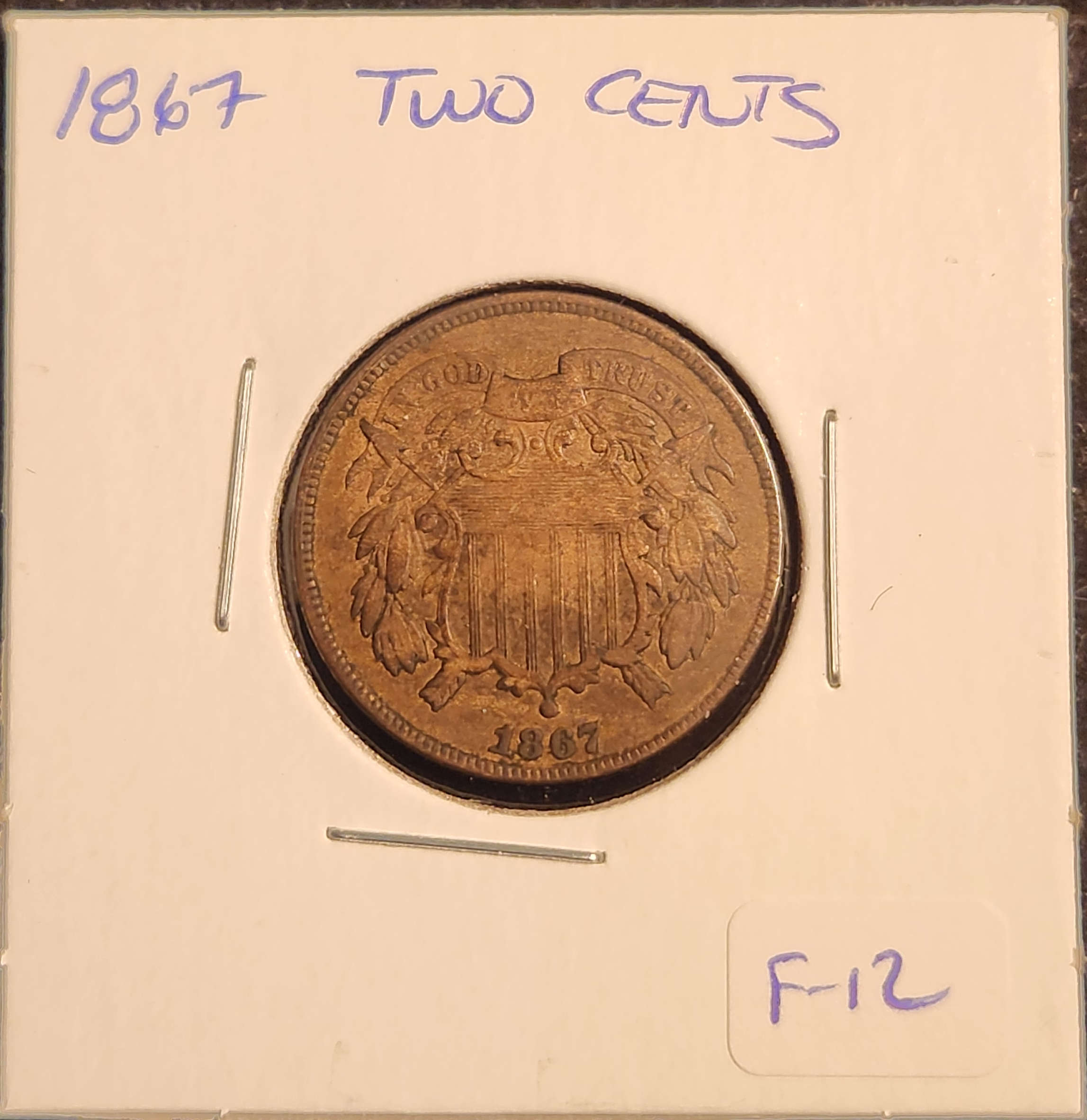 1867 Two Cent Piece