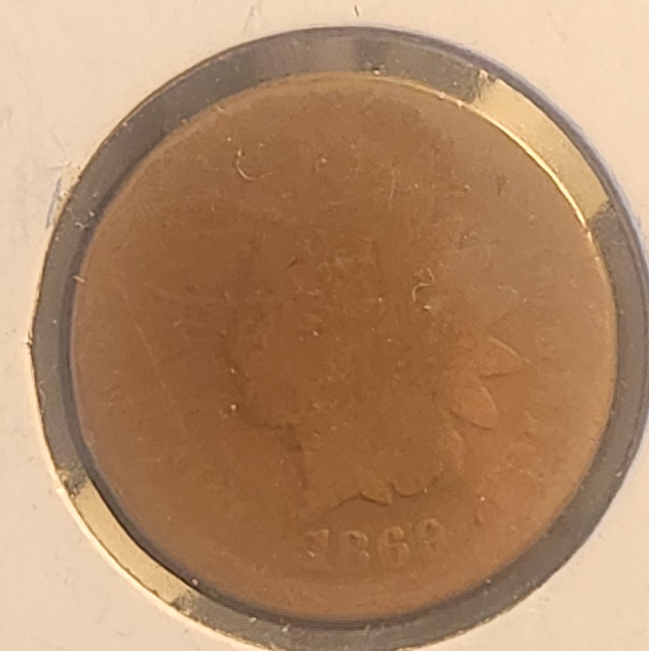 1869 Indian Head Cent