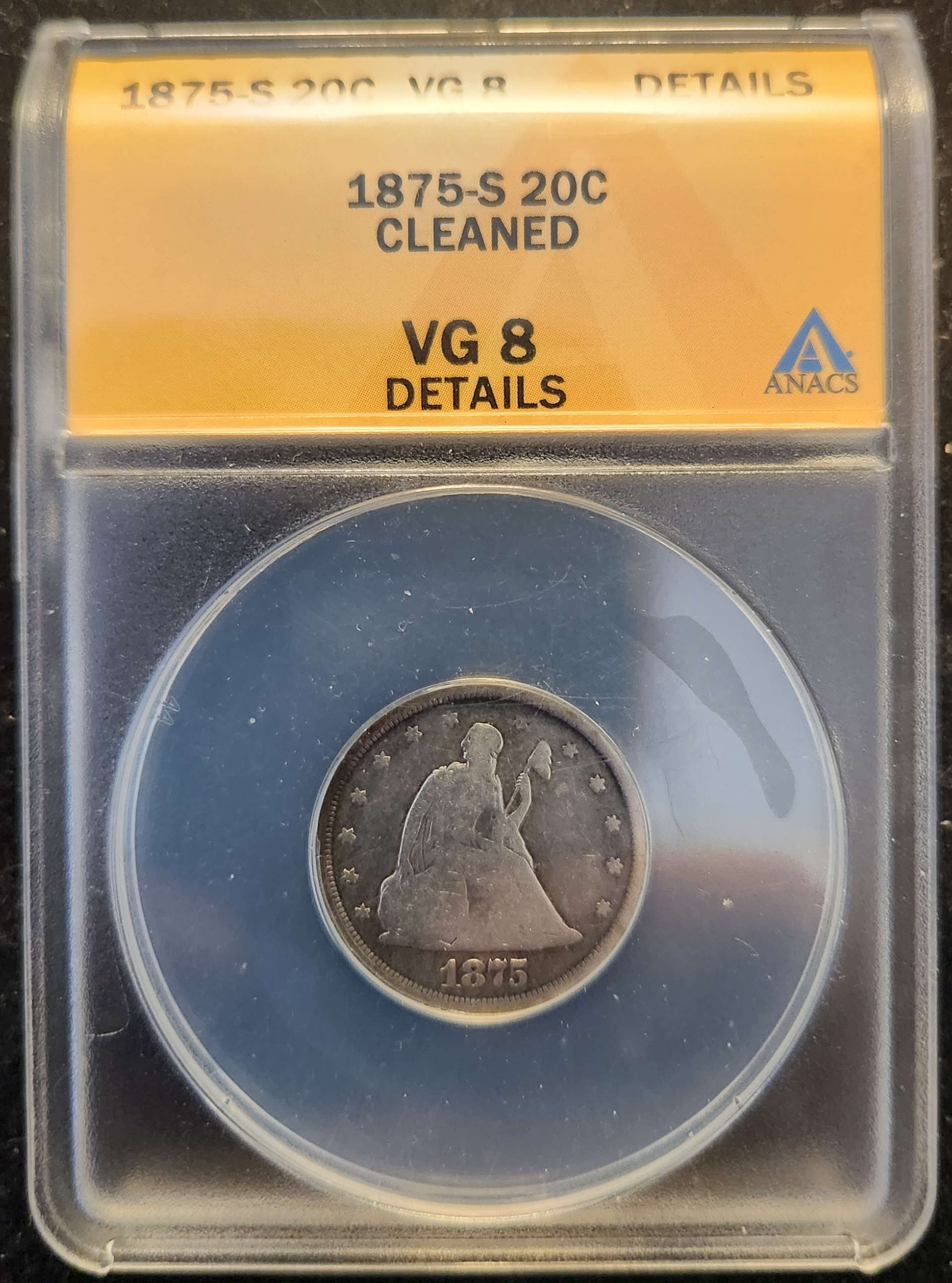 1875S Twenty Cents