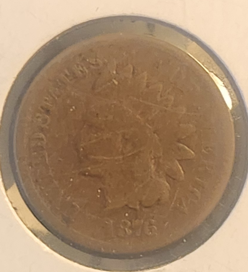 1876 Indian Head Cent