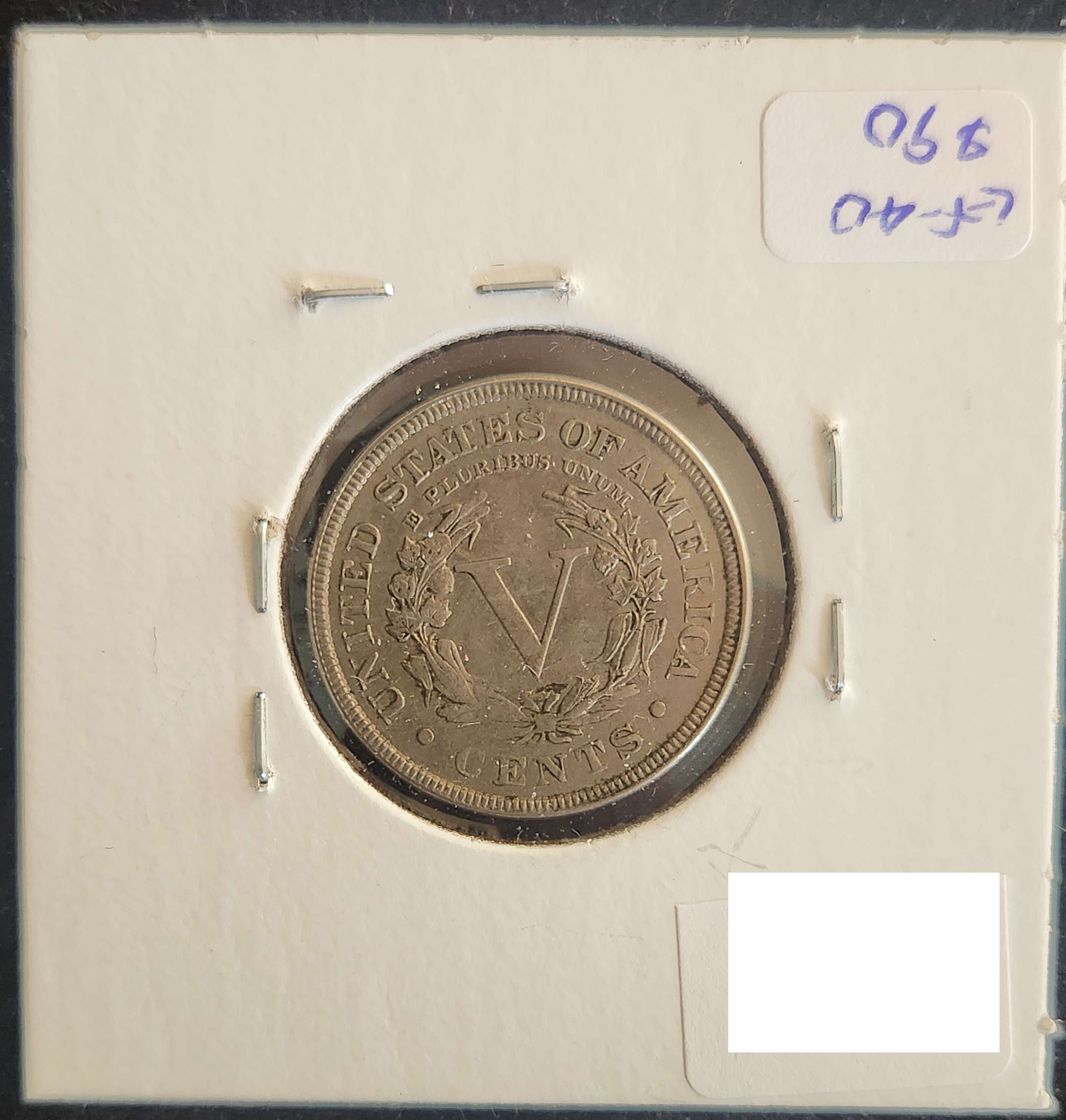 1883 V Nickel