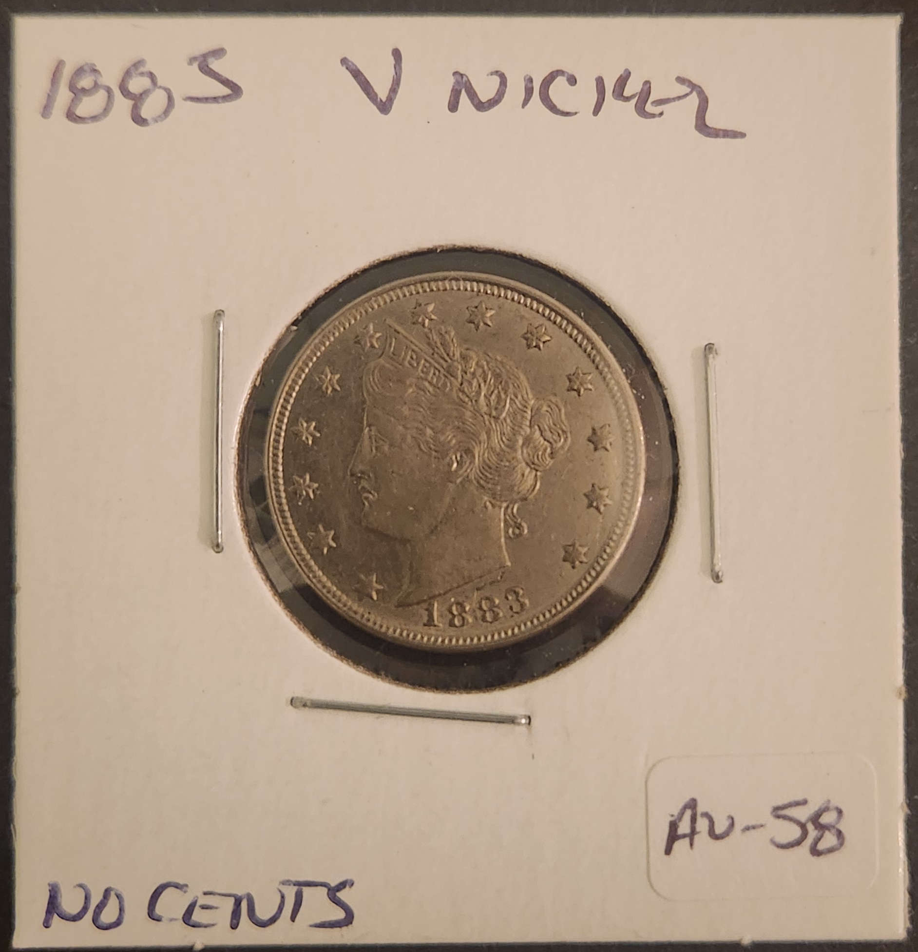 1883 V Nickel