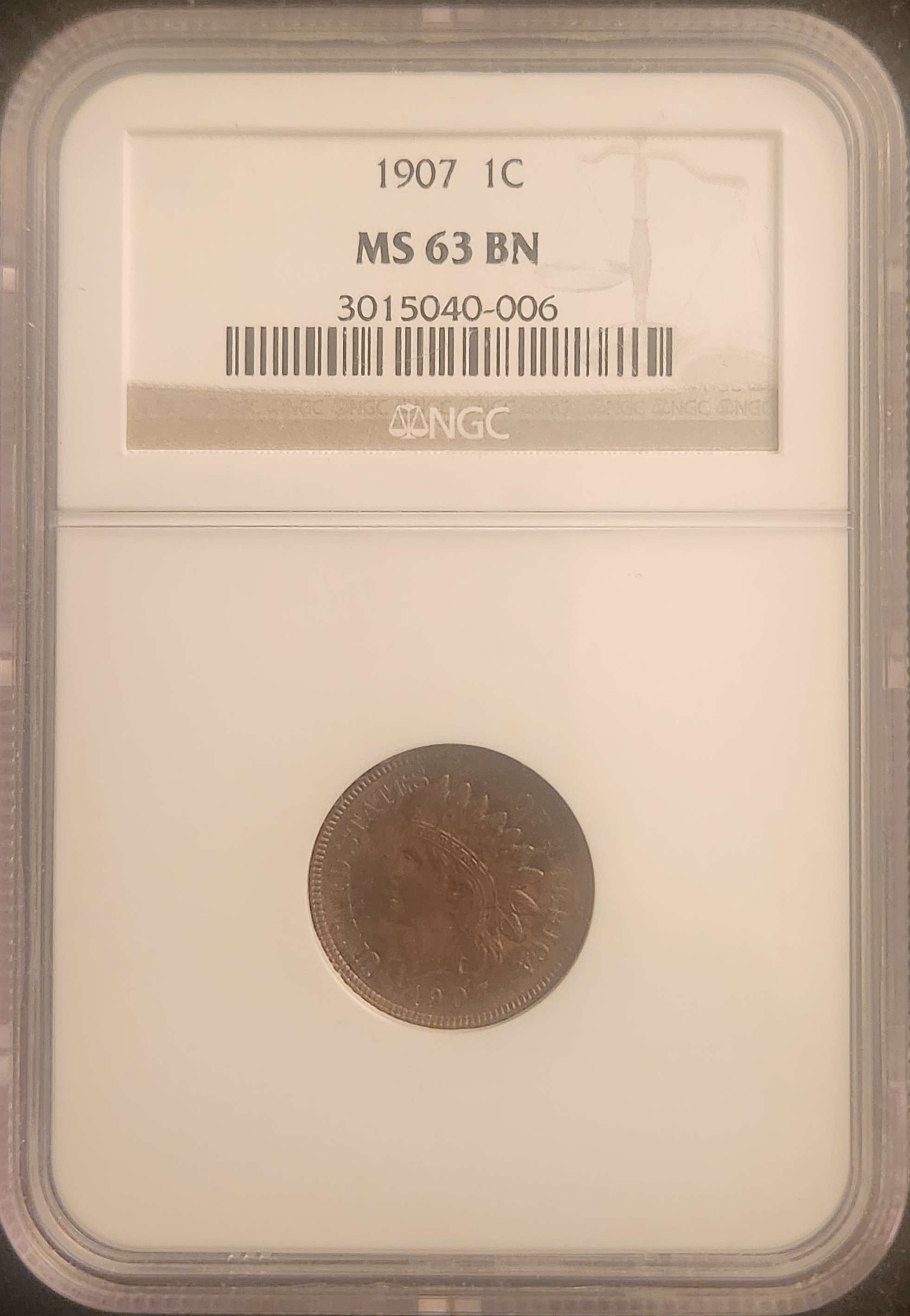 1907 Indian Head Cent