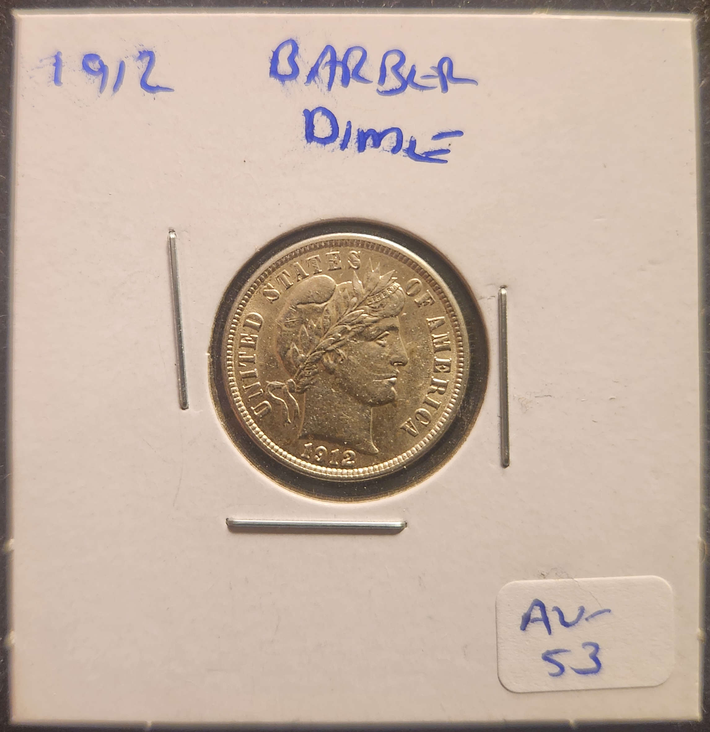 1912 Barber Dime