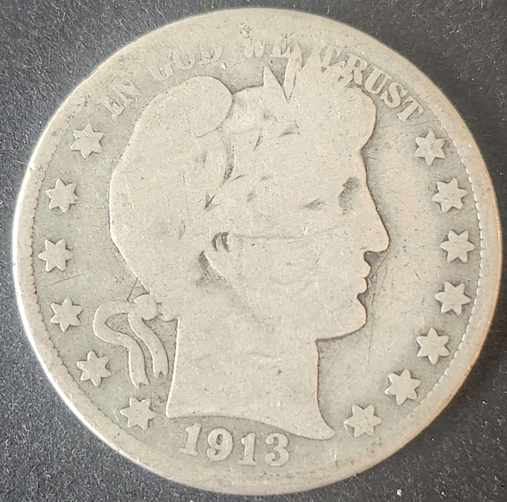 1913 Barber Half Dollar