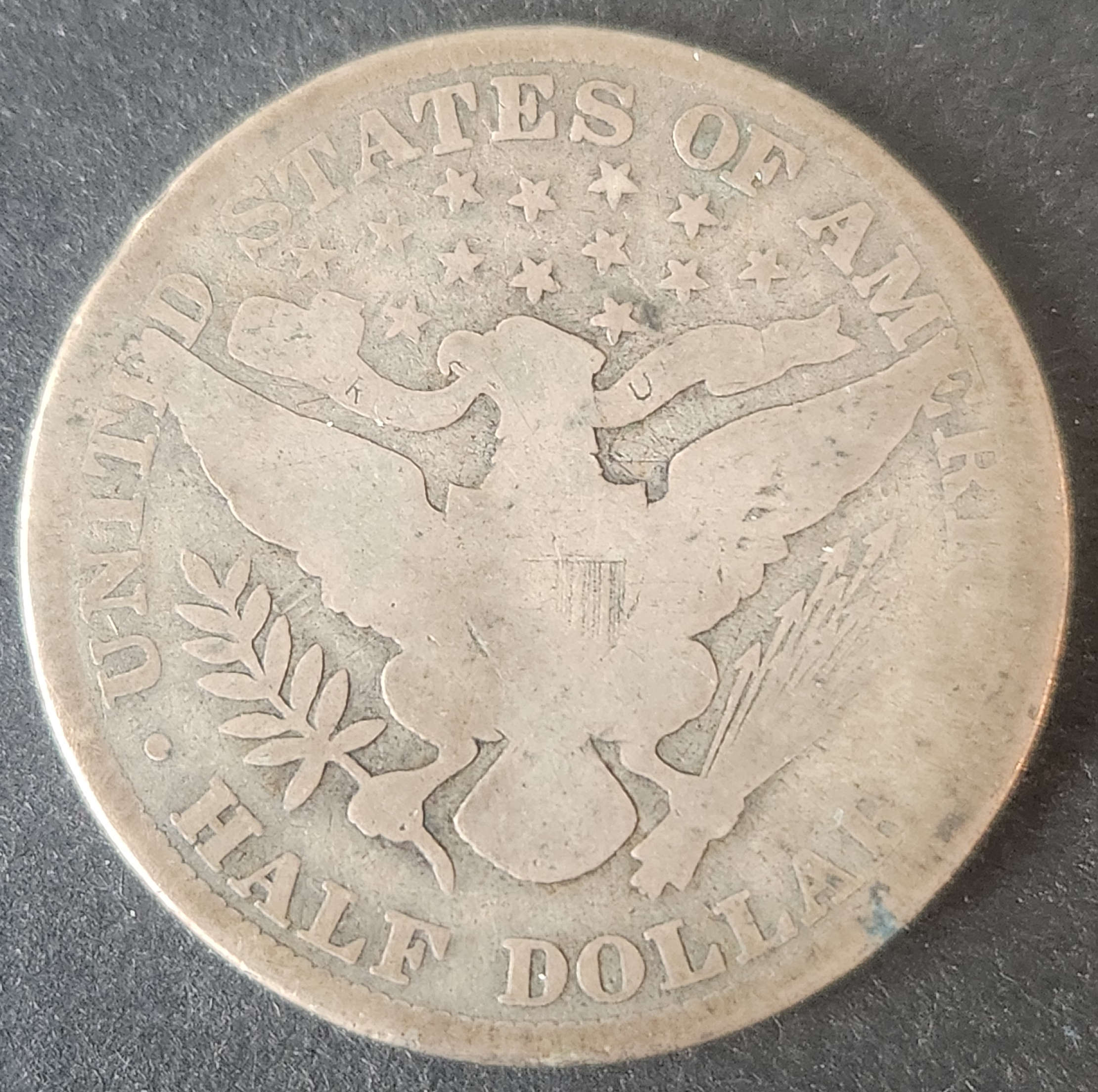 1913 Barber Half Dollar