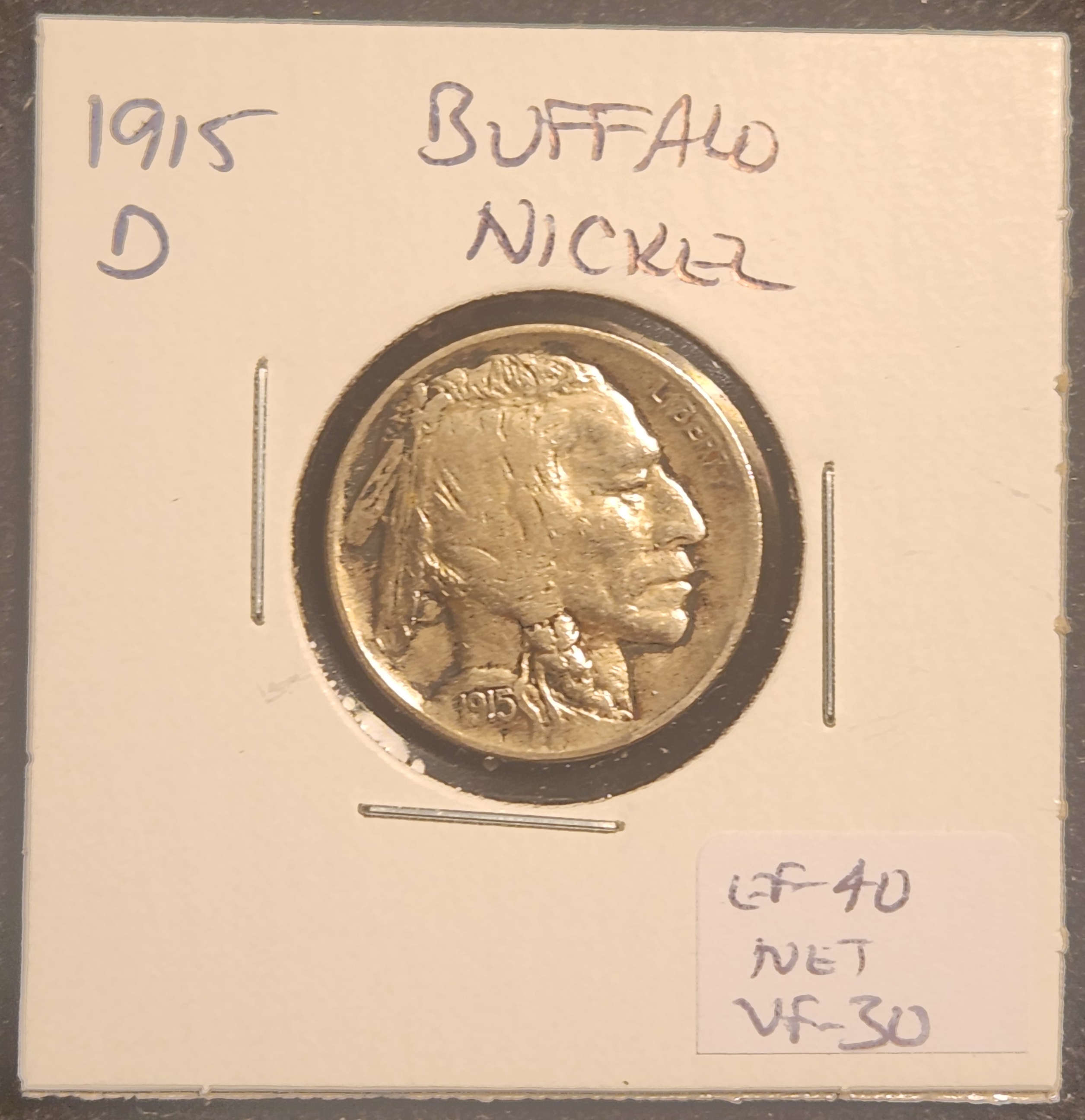 1915D Buffalo Nickel