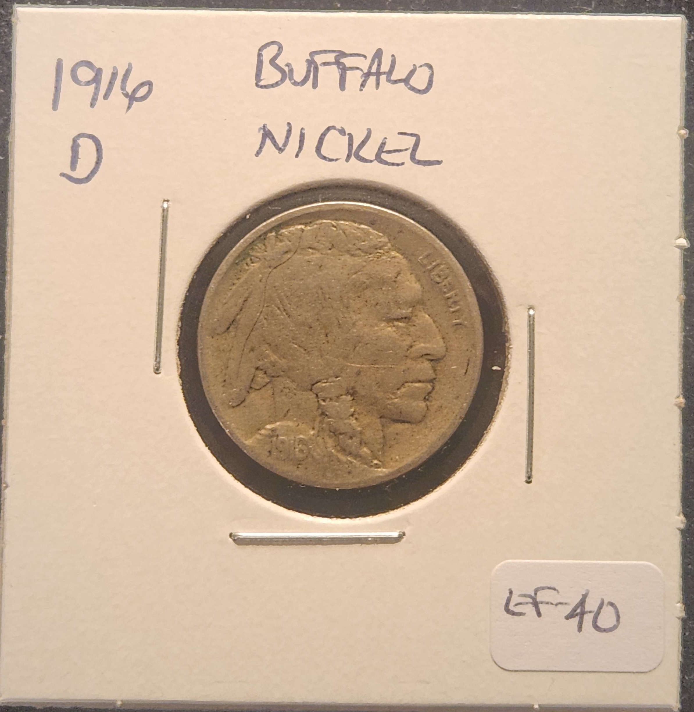 1916D Buffalo Nickel