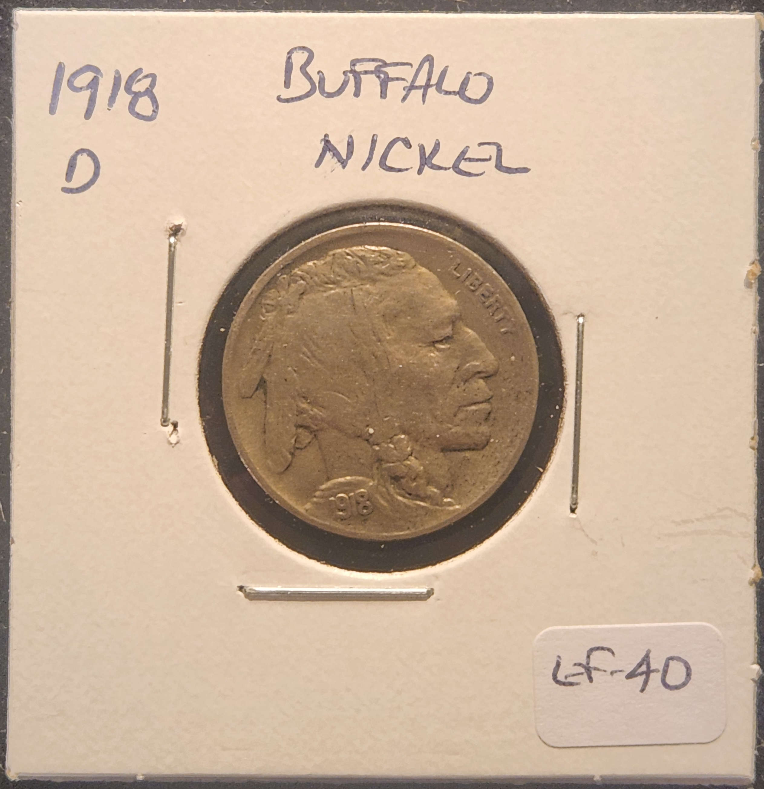 1918D Buffalo Nickel