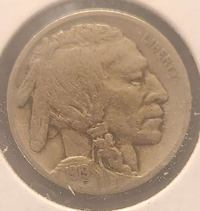 1919D Buffalo Nickel