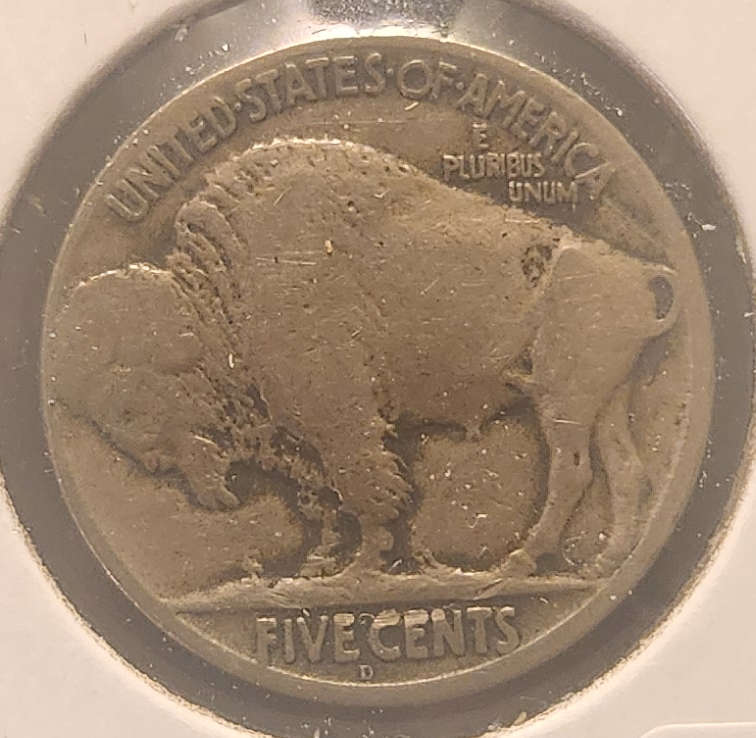 1919D Buffalo Nickel