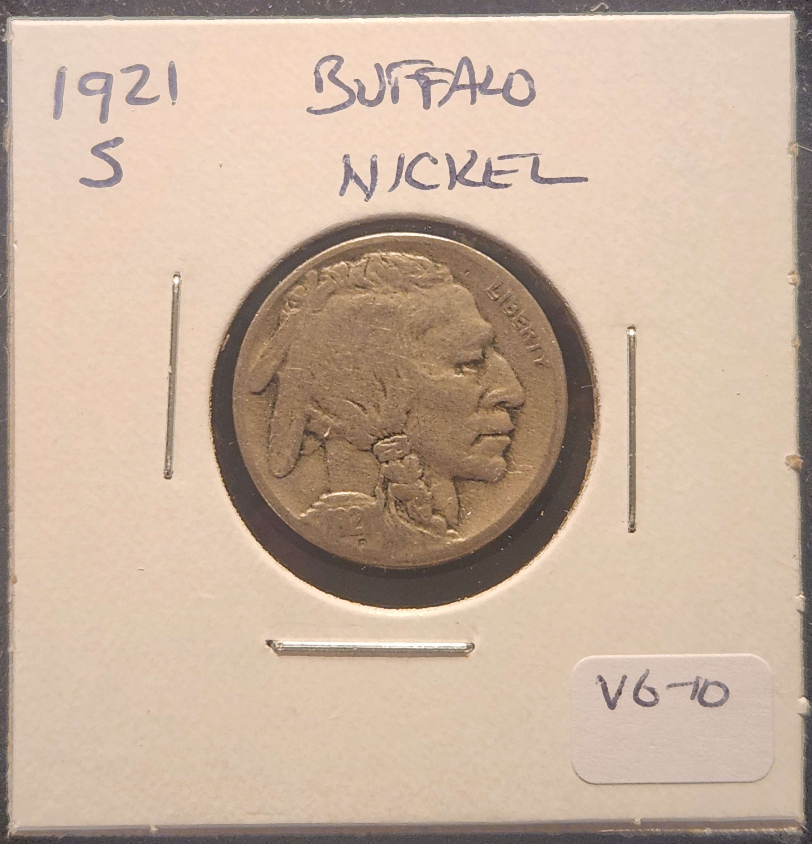 1921S Buffalo Nickel