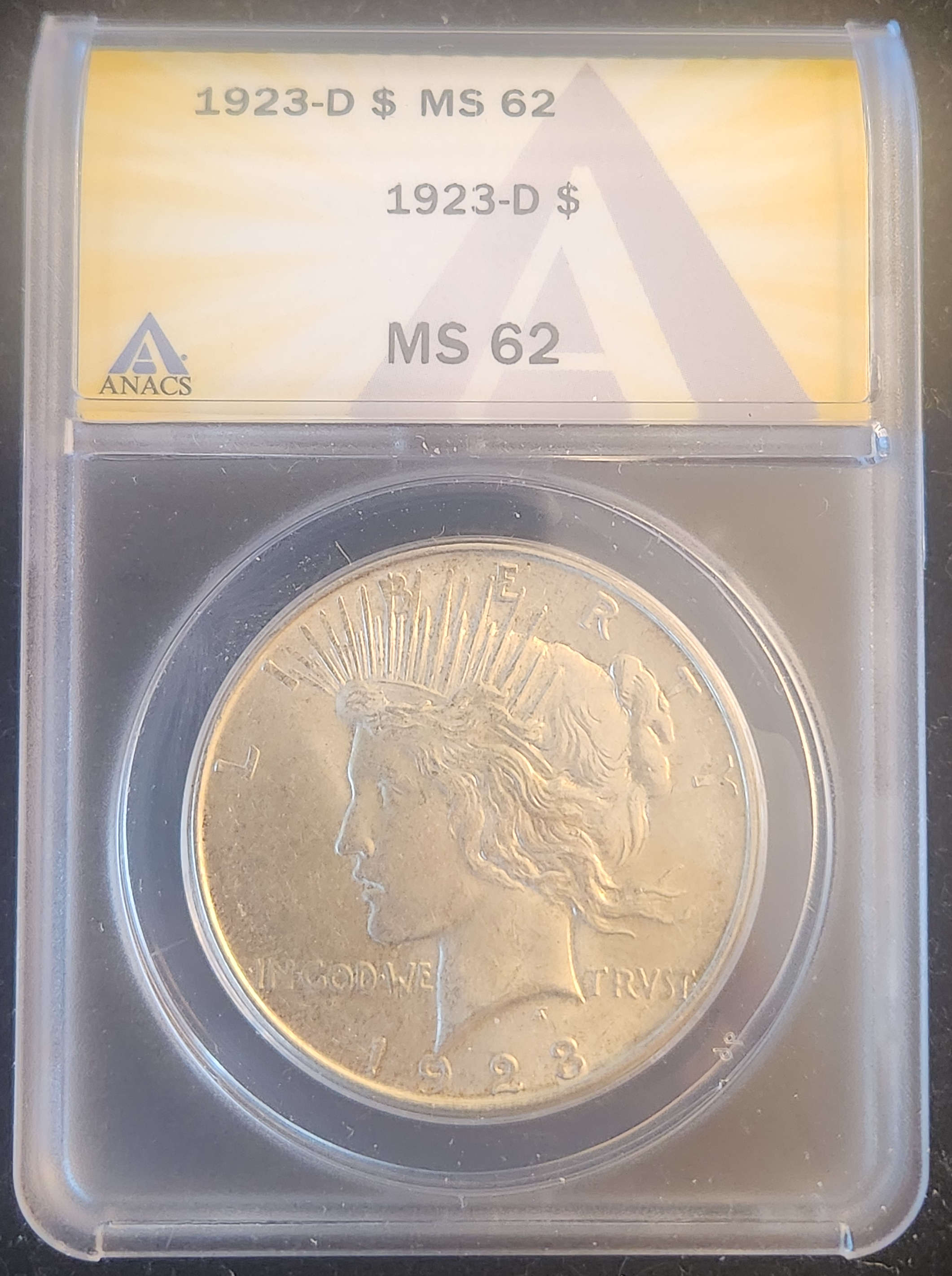 1923D Peace Dollar