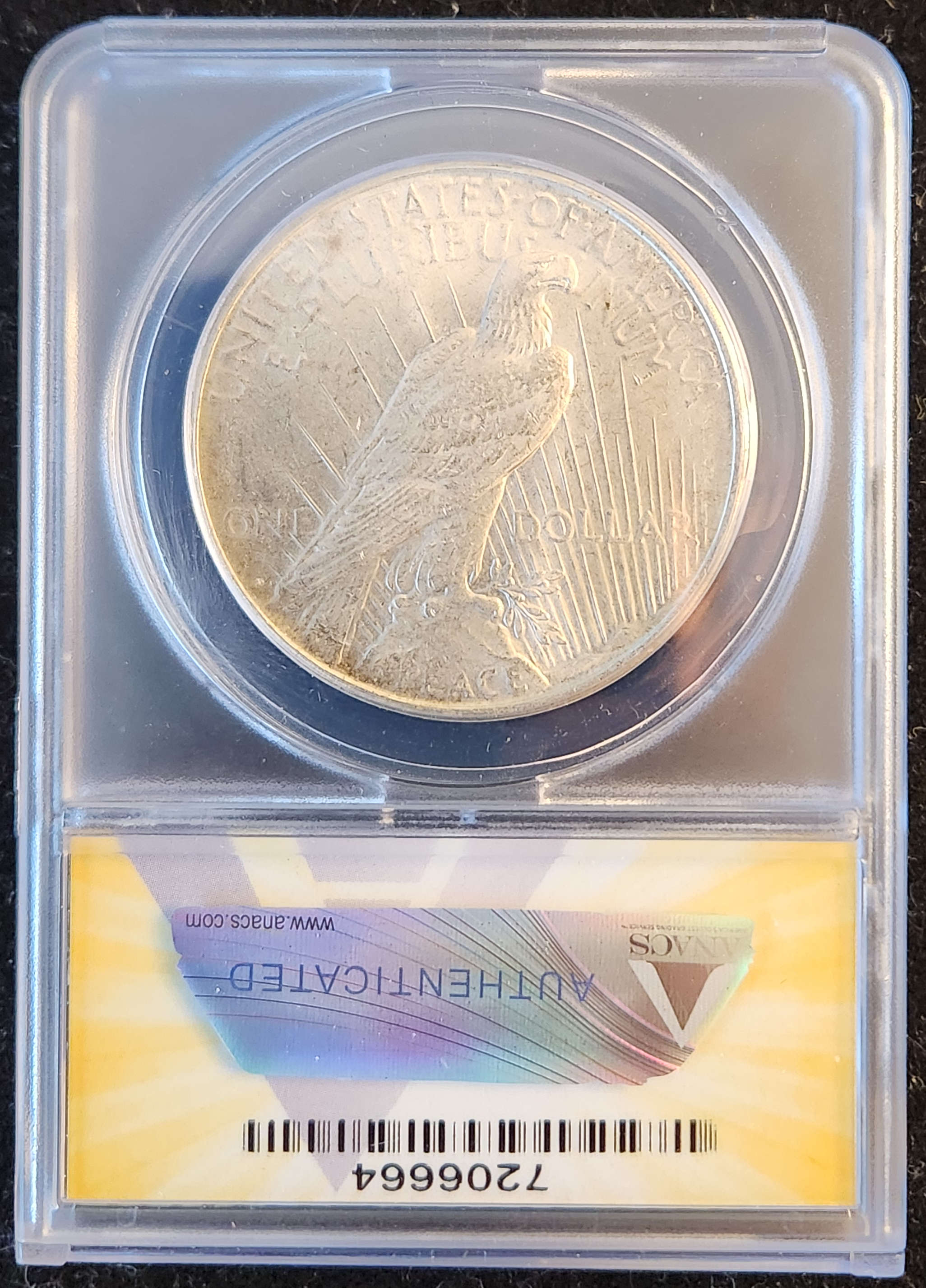 1923D Peace Dollar