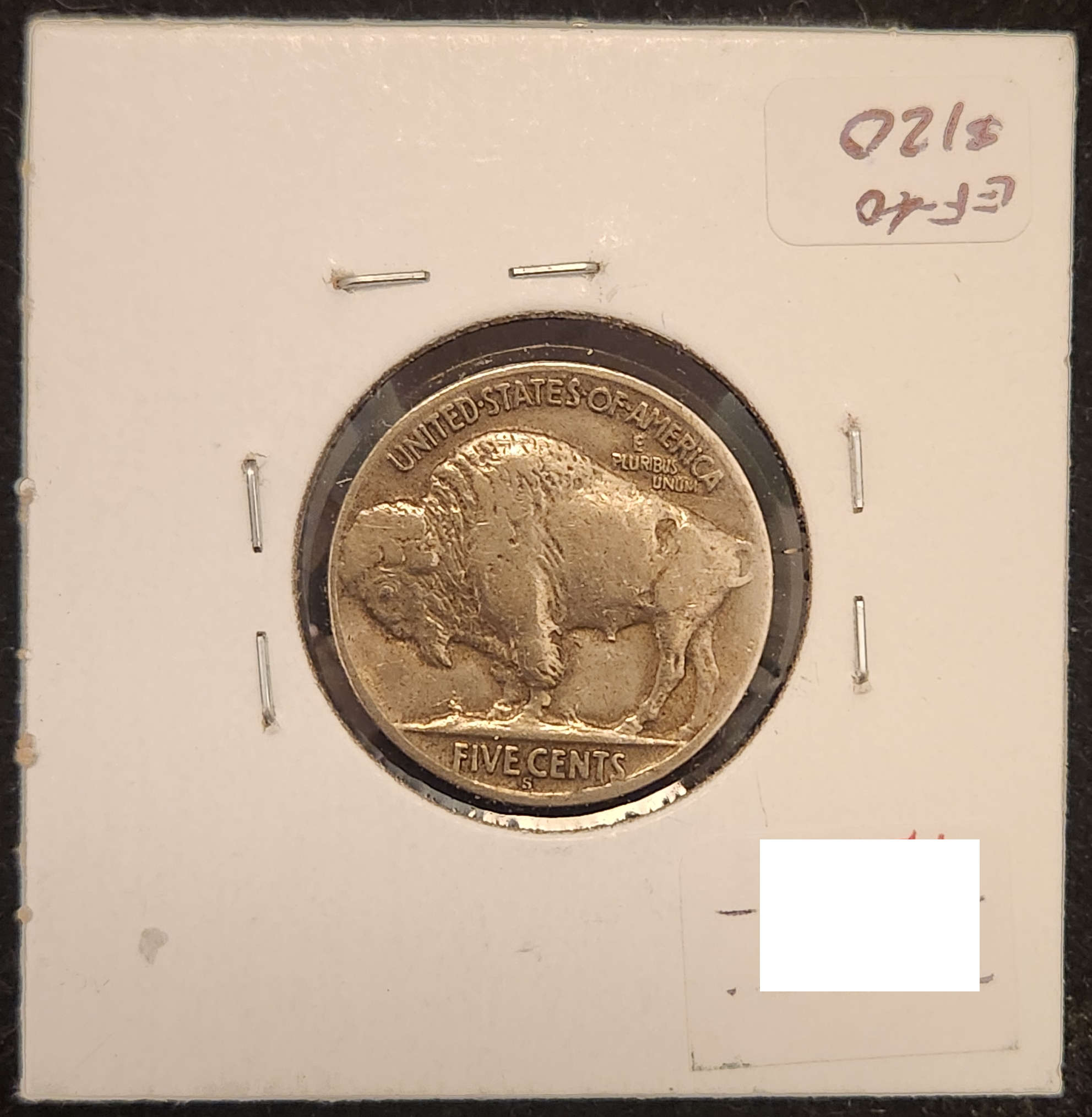 1927S Buffalo Nickel
