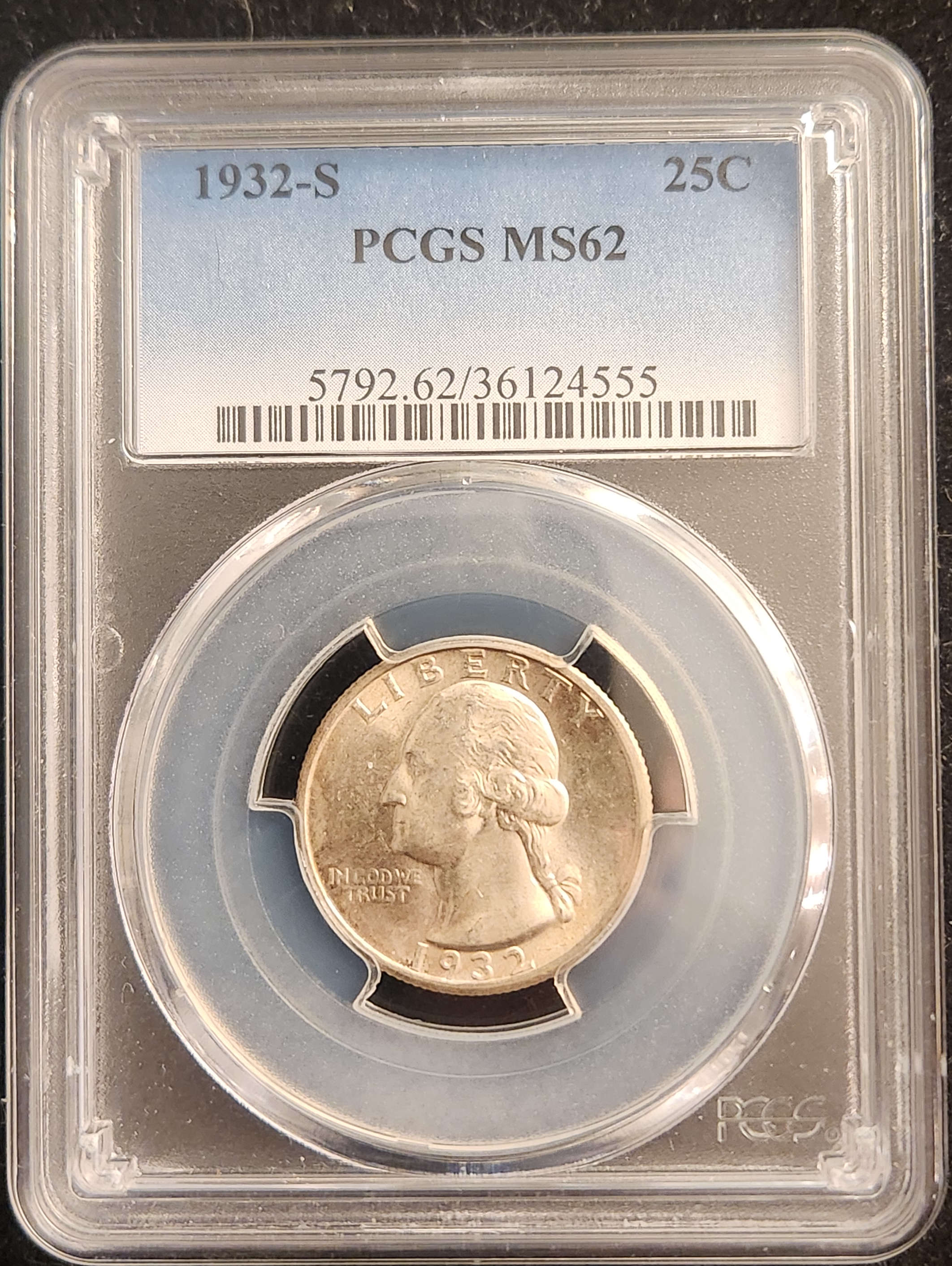 1932S Washington - Silver Quarter