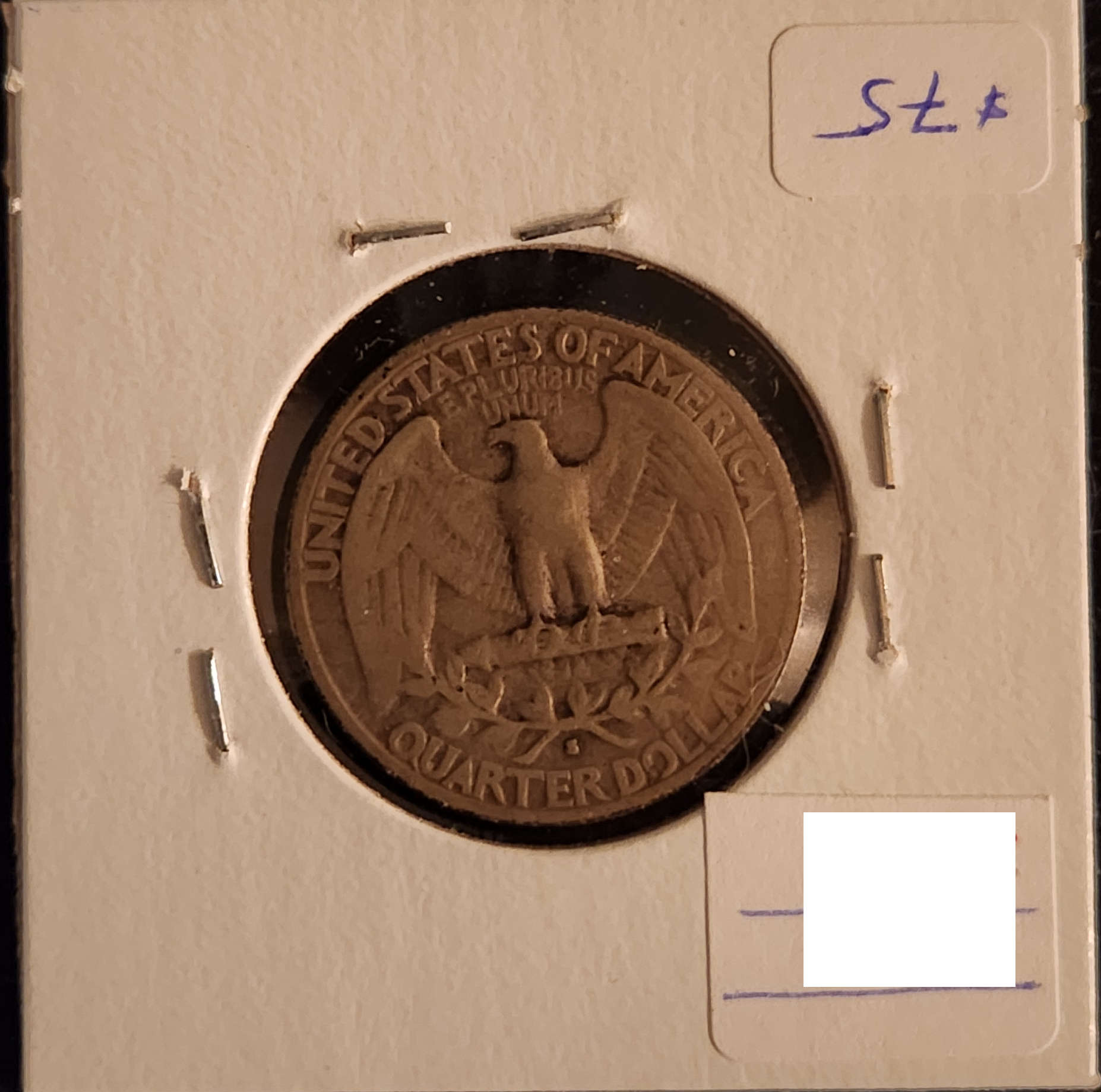 1932S Washington - Silver Quarter