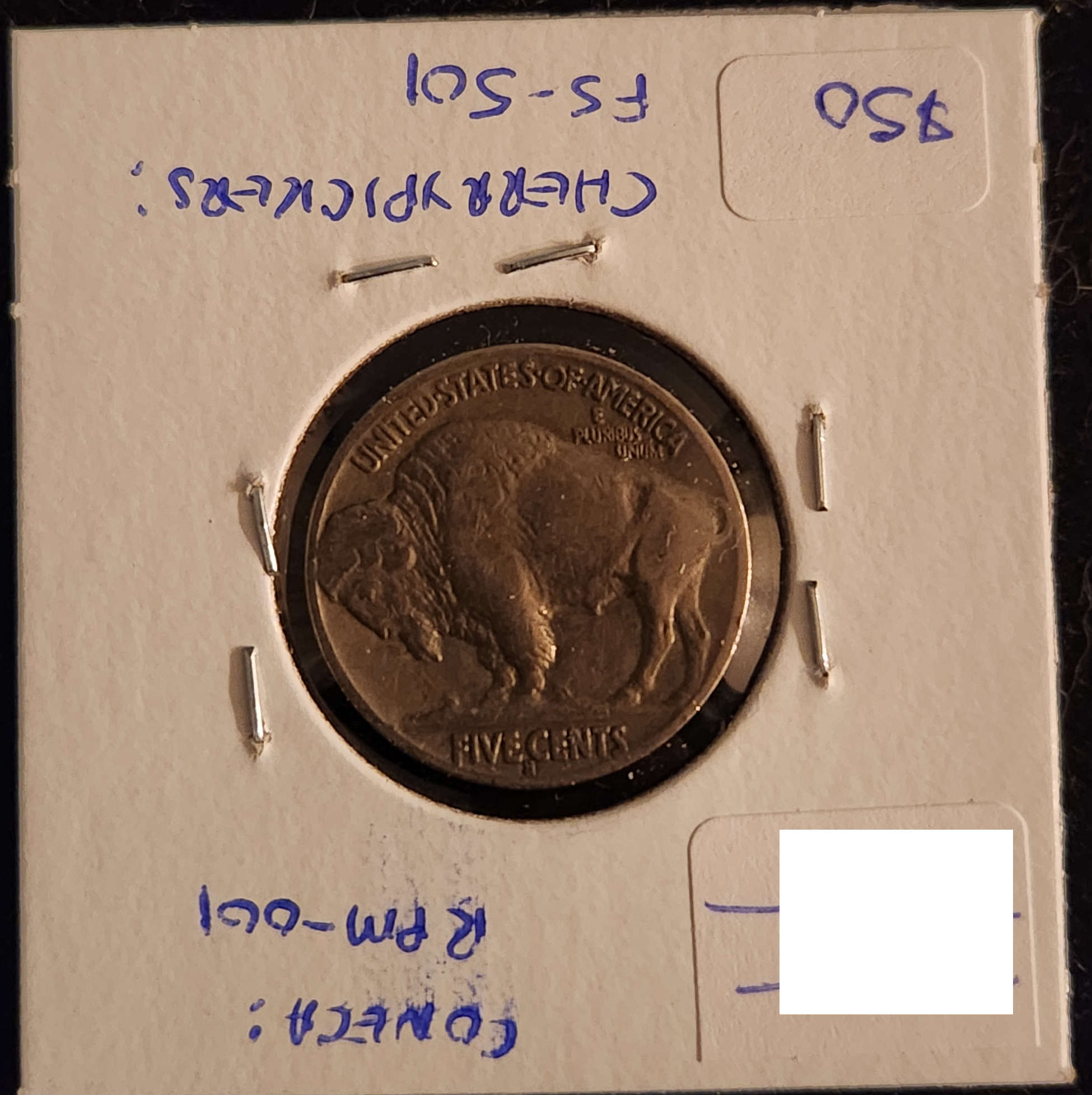 1936S Buffalo Nickel