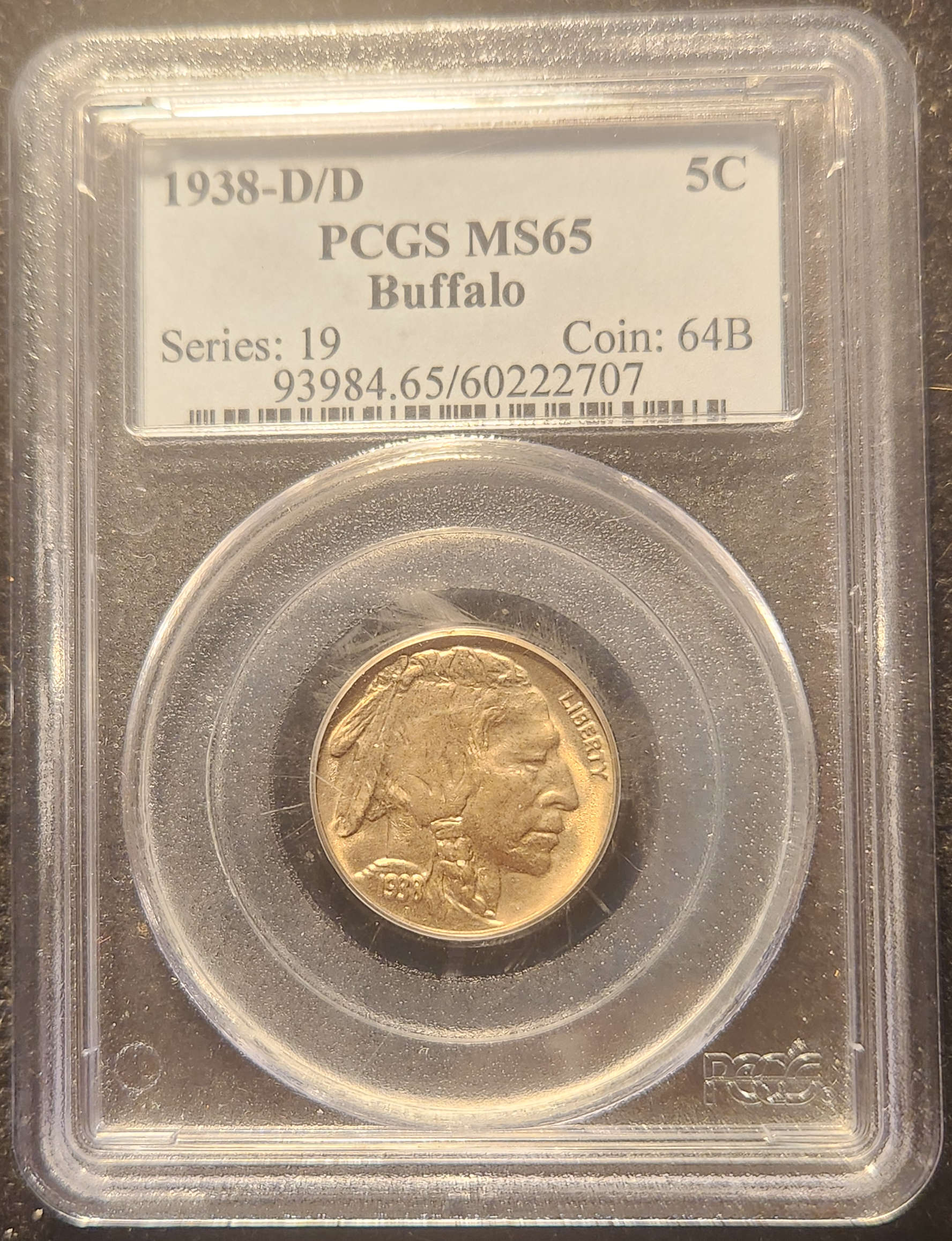 1938D Buffalo Nickel