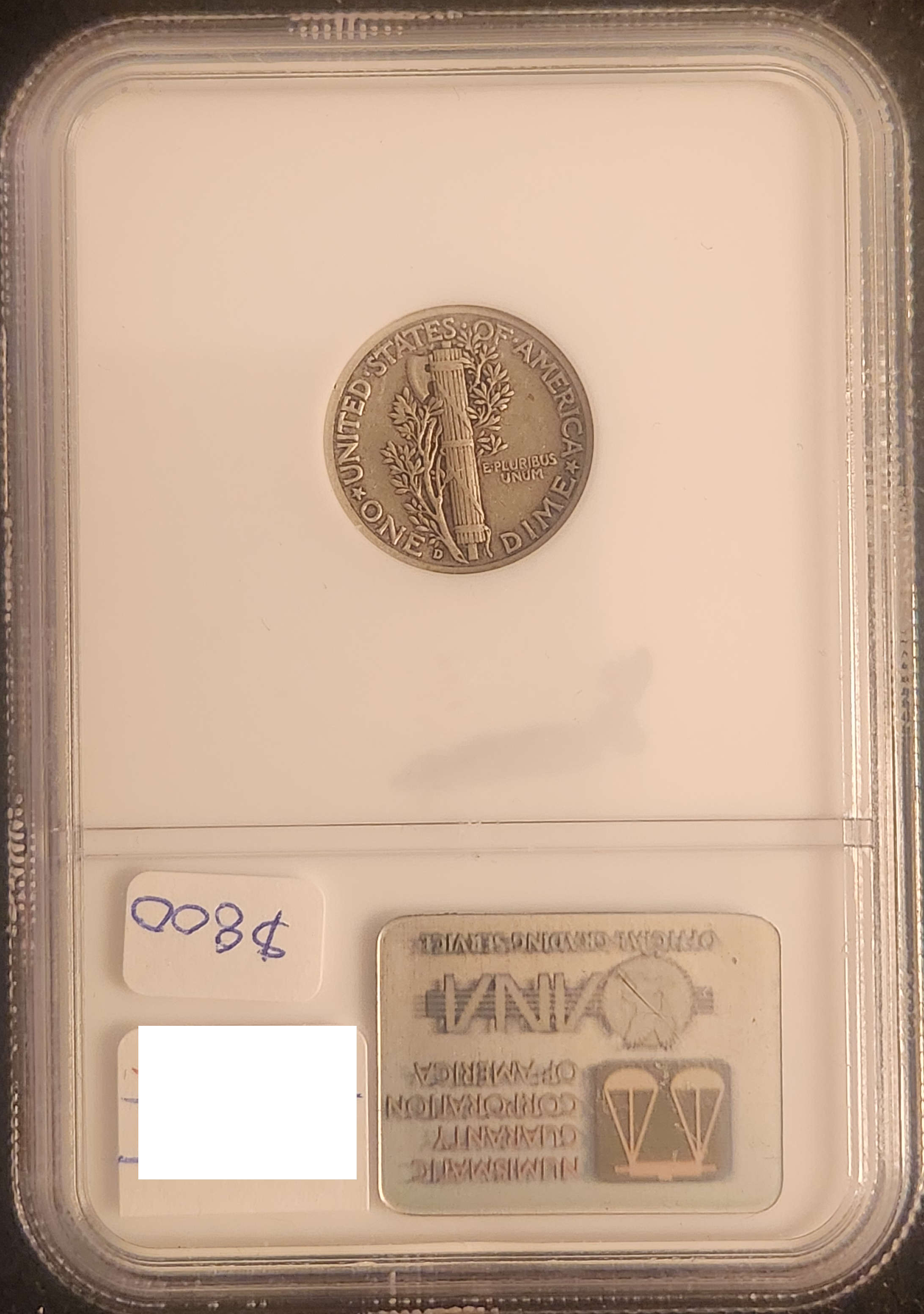 1942D Mercury Dime