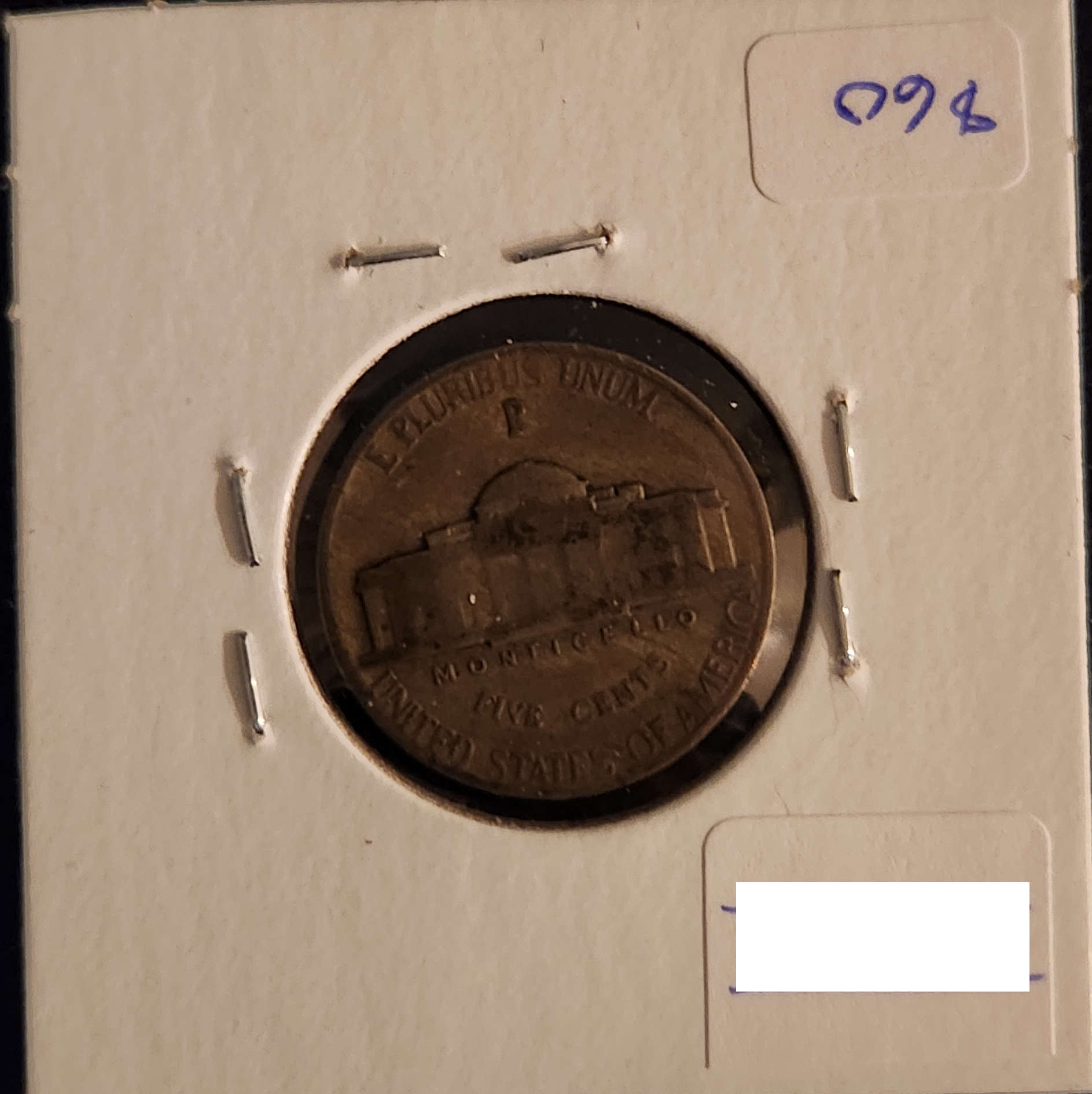 1943P Jefferson Nickel