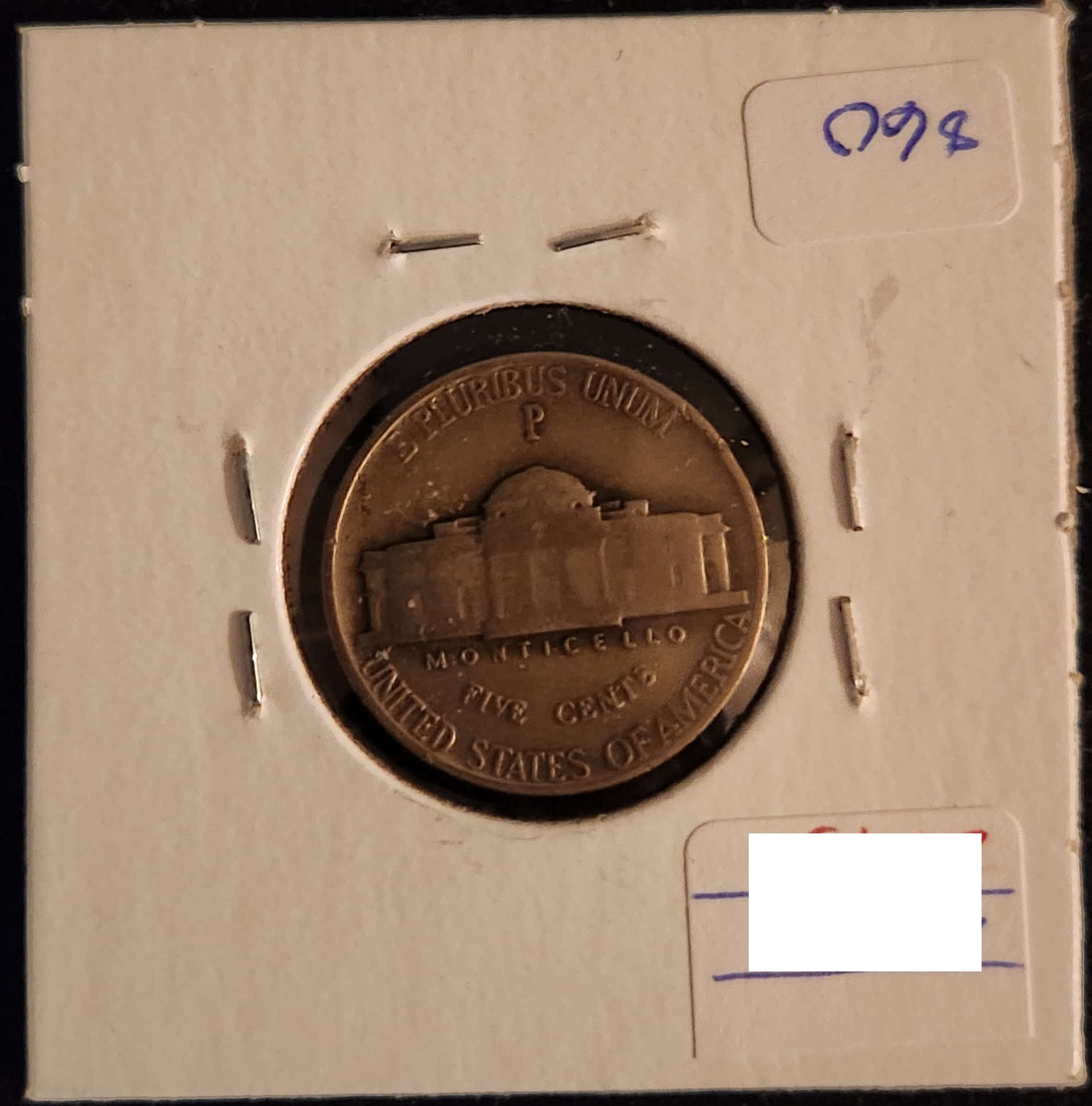1943P Jefferson Nickel
