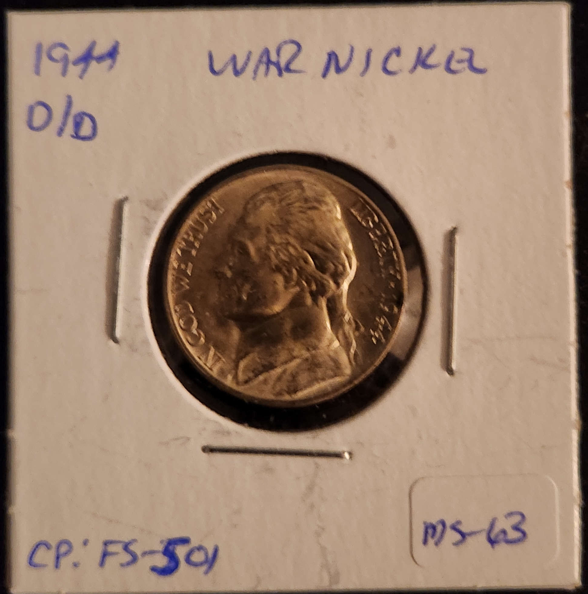 1944D Jefferson Nickel
