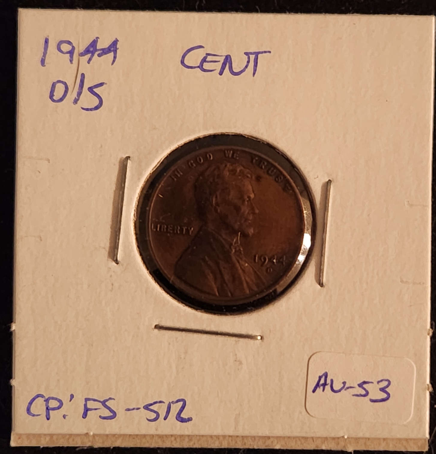 1944S Lincoln Wheat Cent