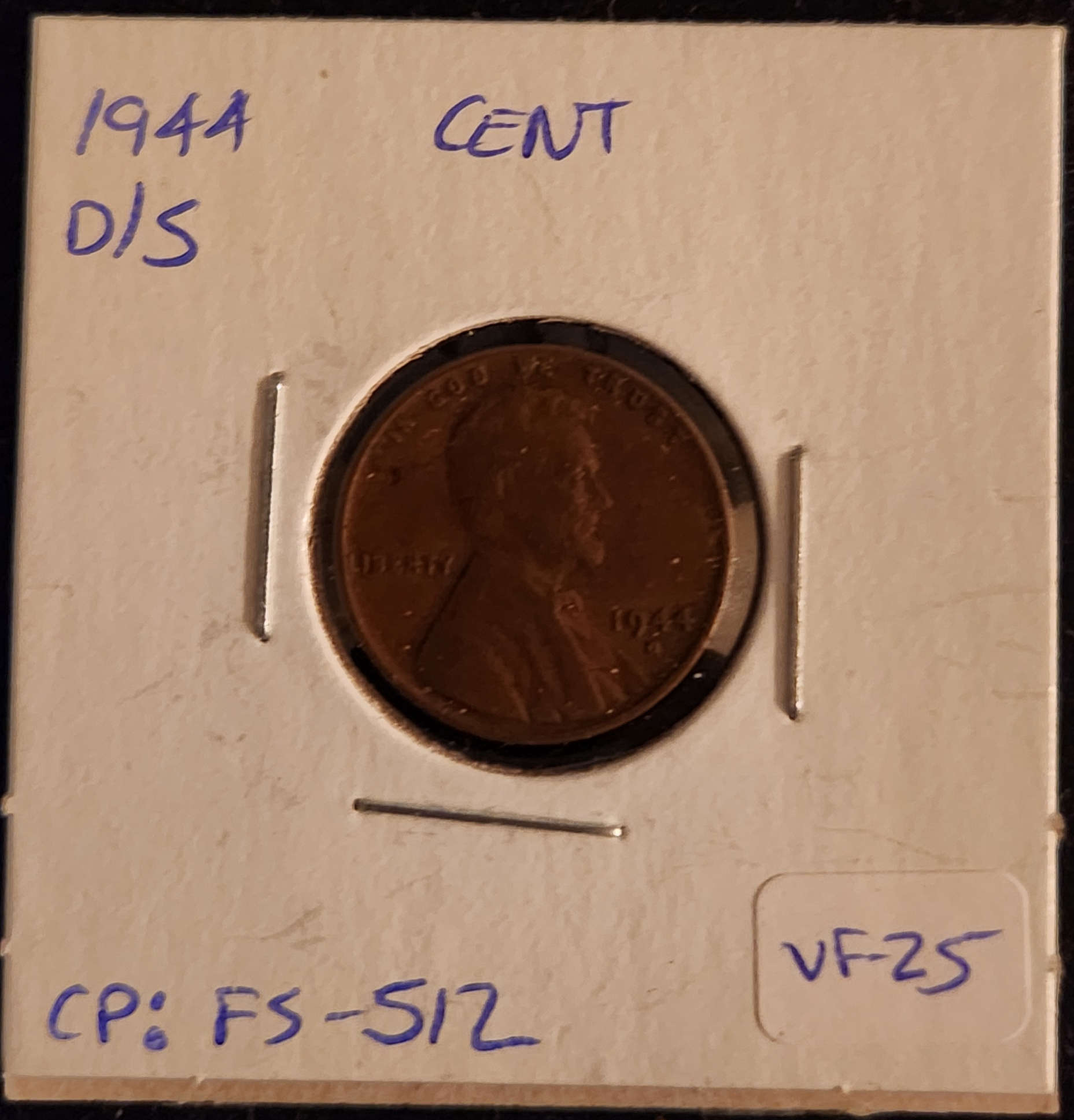 1944D Lincoln Wheat Cent