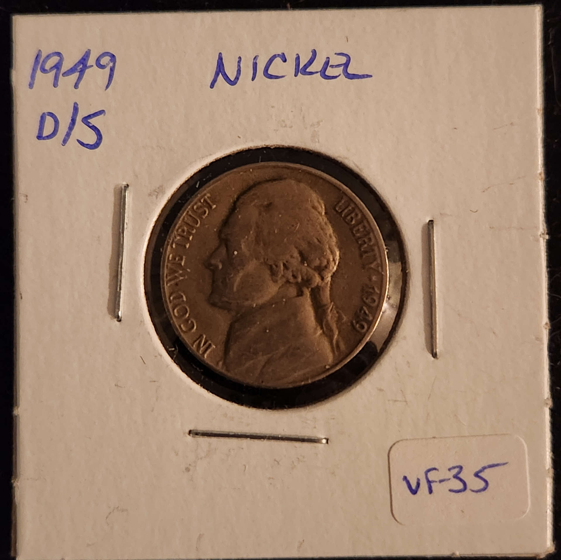 1949D Jefferson Nickel