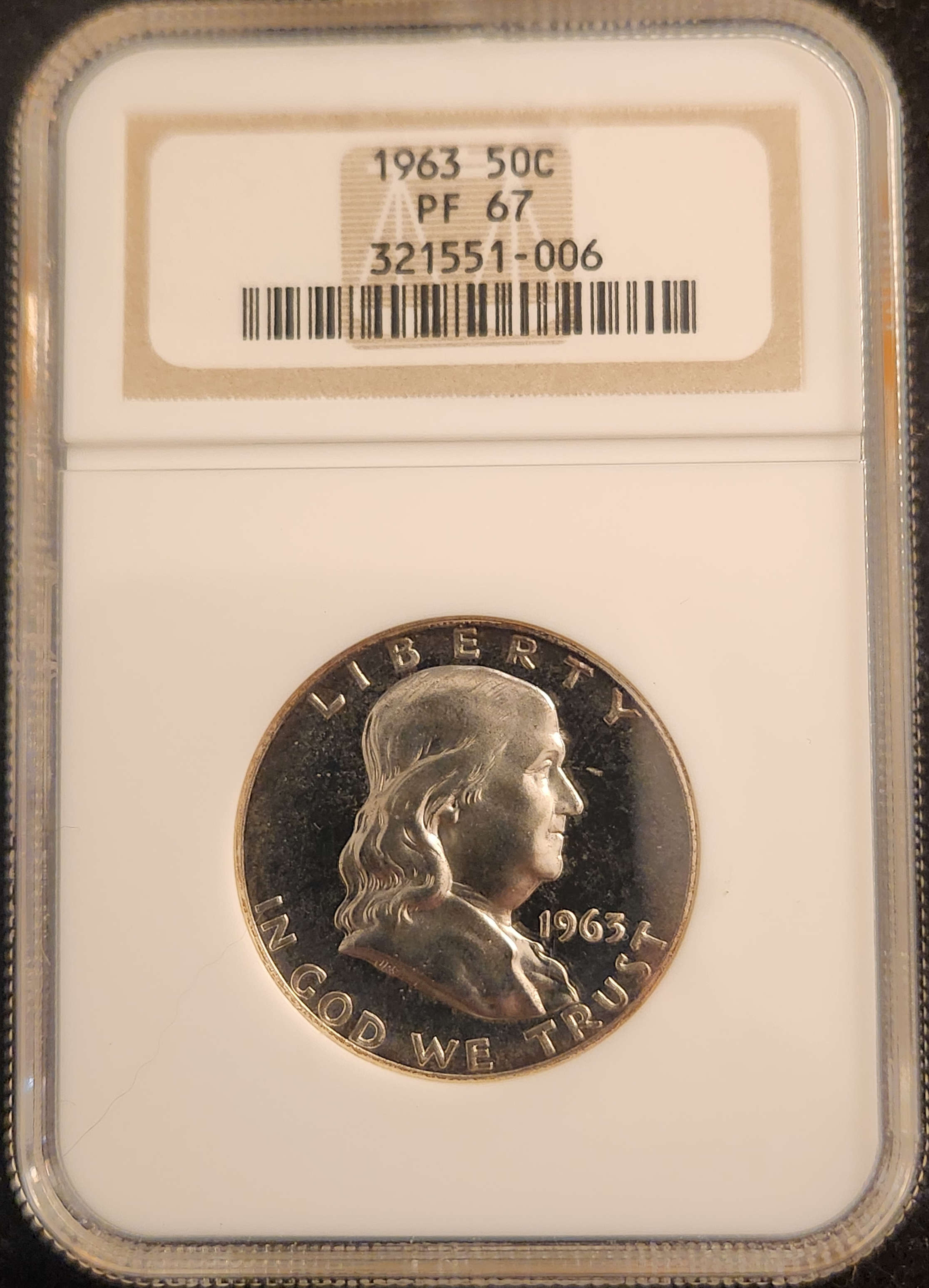 1963 Franklin Half Dollar